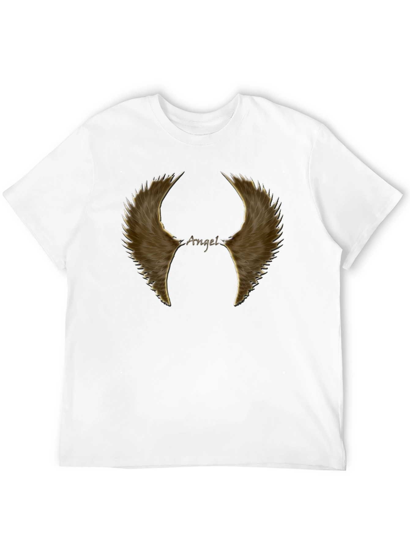 Angel Wings Graphic Black T-Shirt