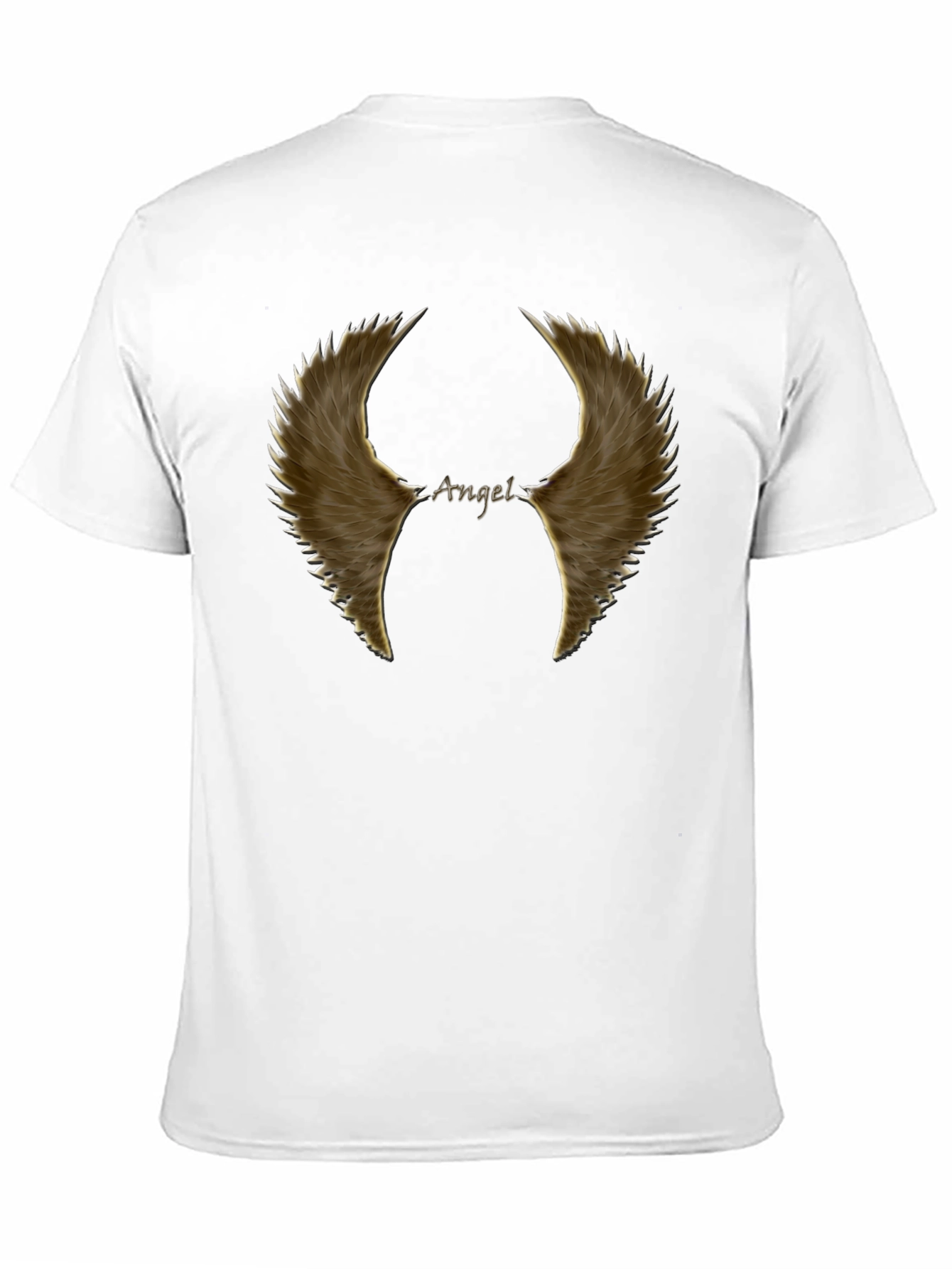 Angel Wings Graphic Black T-Shirt