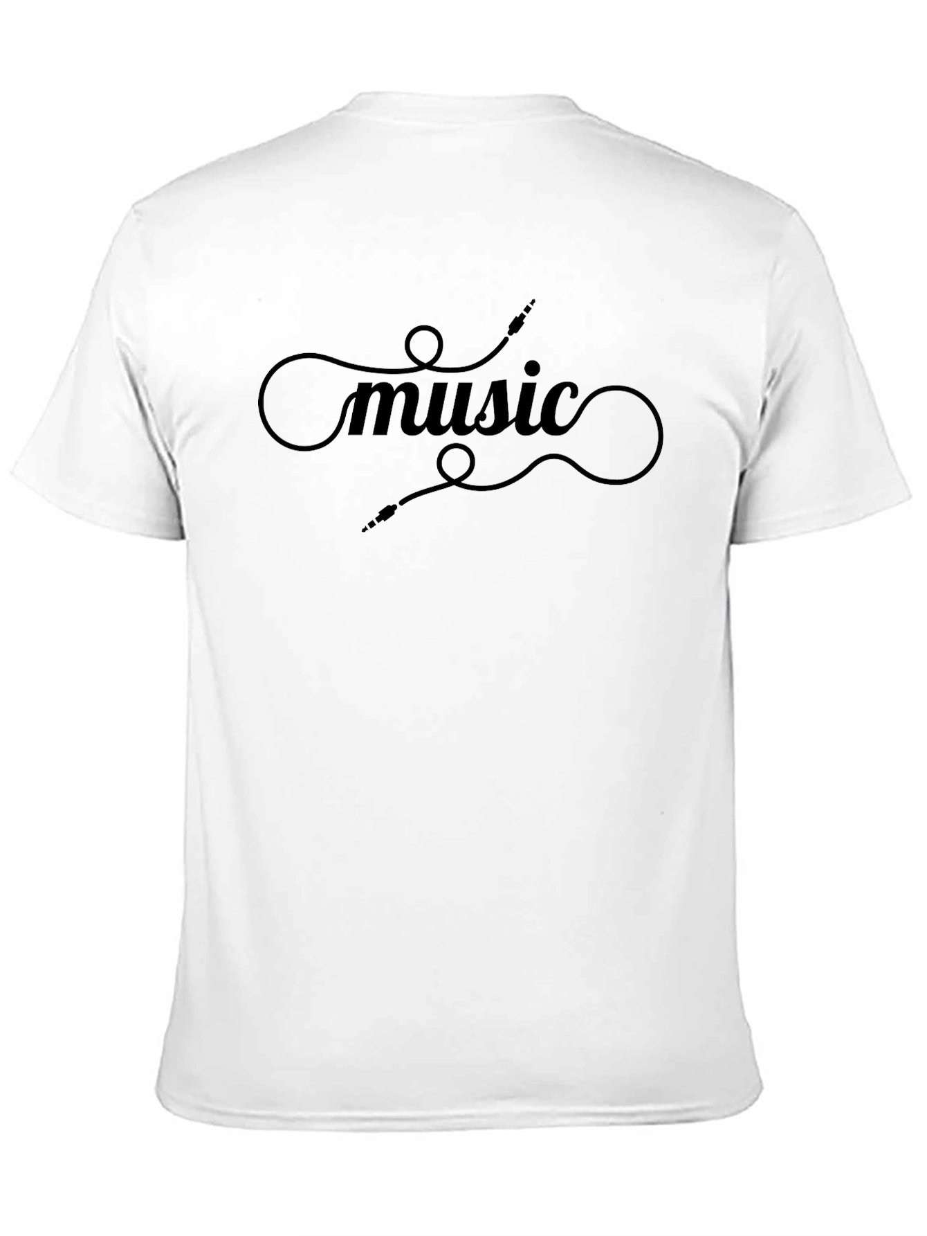 Music Connector Graphic Black T-Shirt
