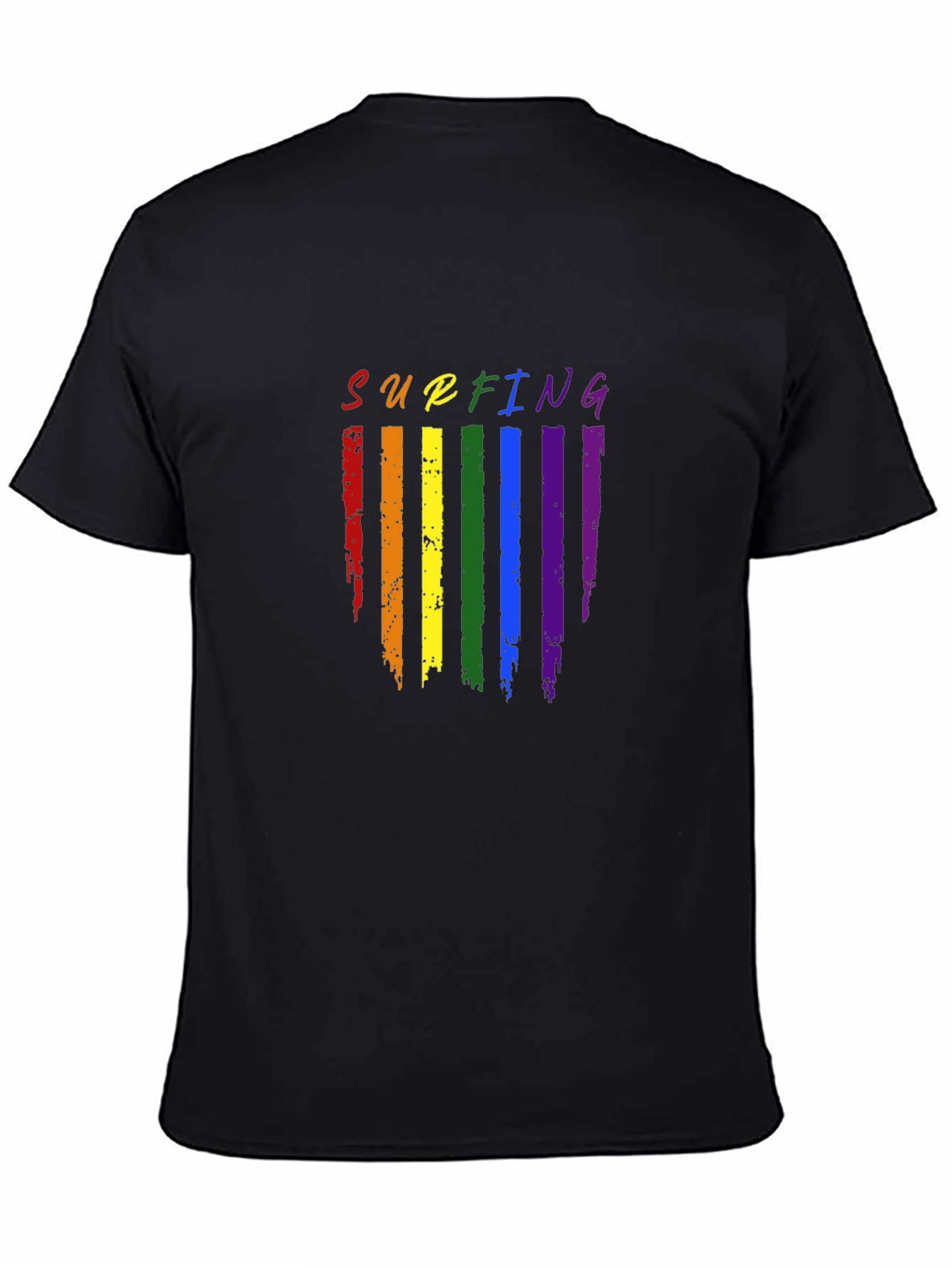Rainbow Surfing Pride T-Shirt