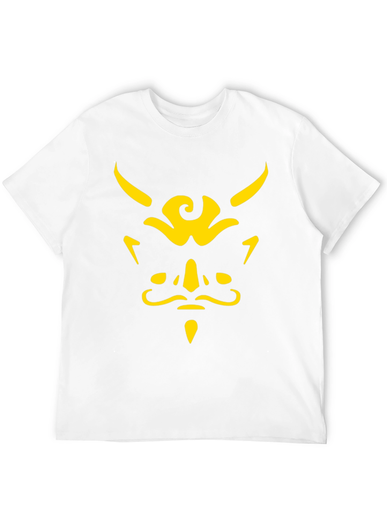 Demon Face Graphic Tee - Black T-Shirt