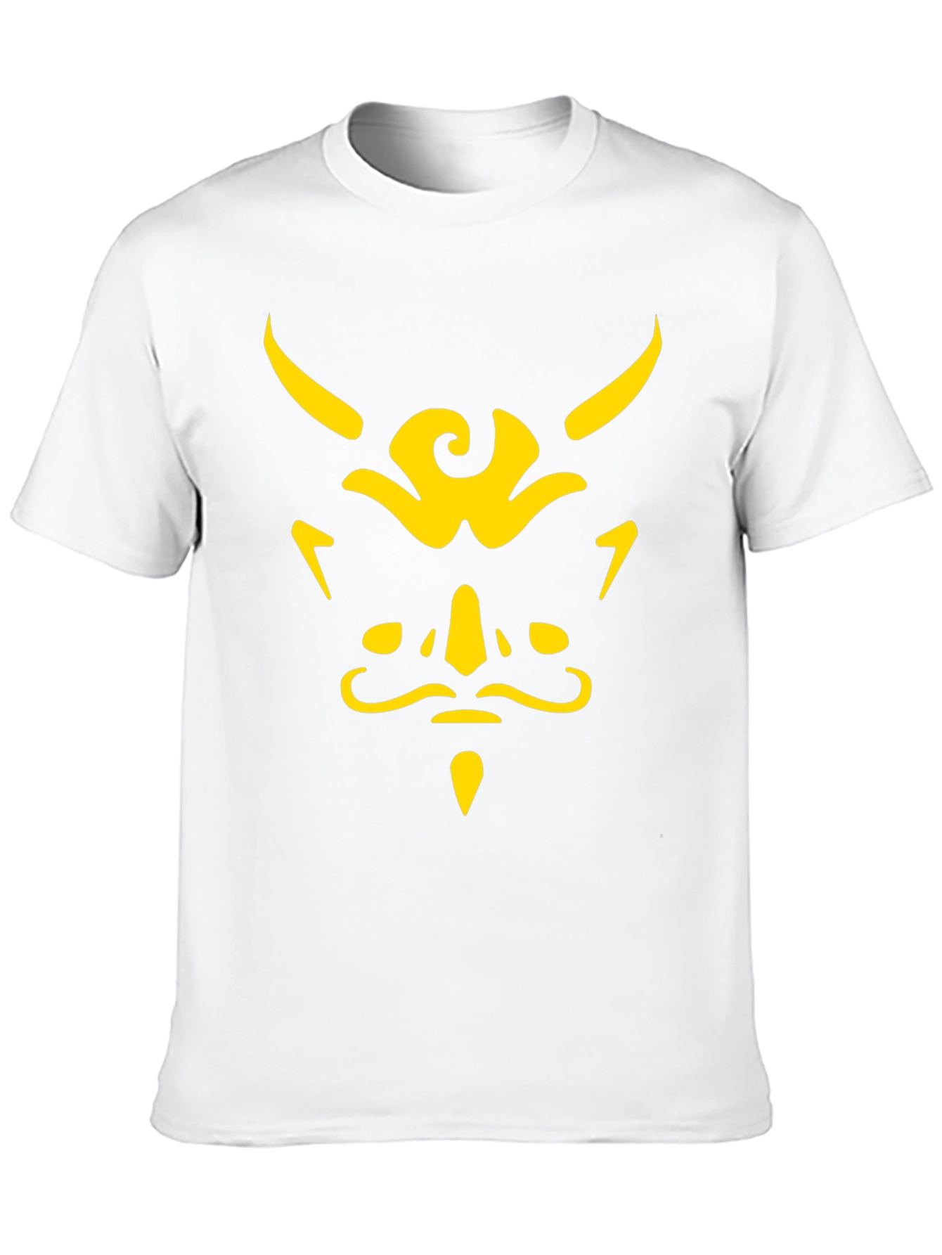 Demon Face Graphic Tee - Black T-Shirt