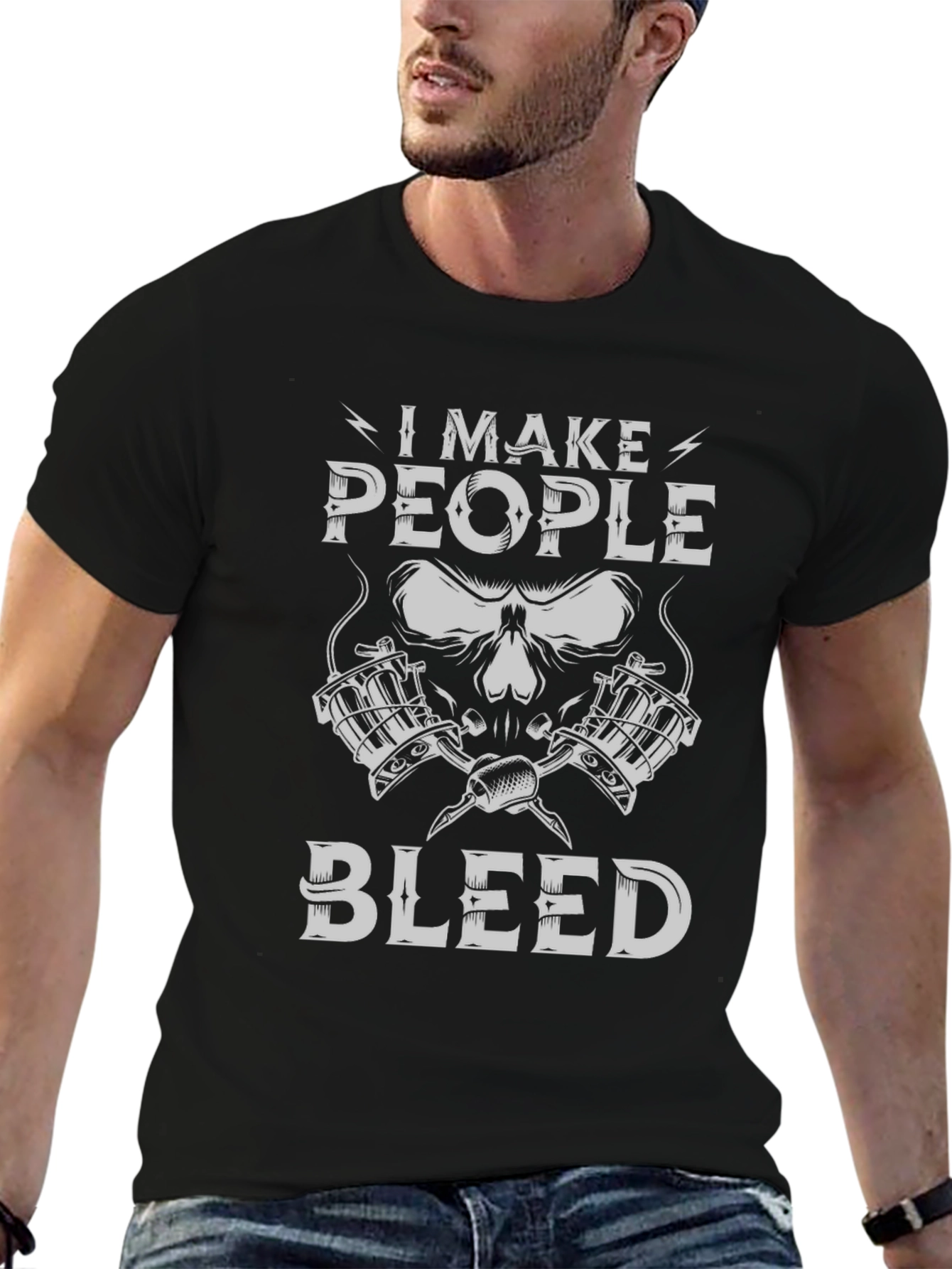 I Make People Bleed Tattoo Artist T-Shirt