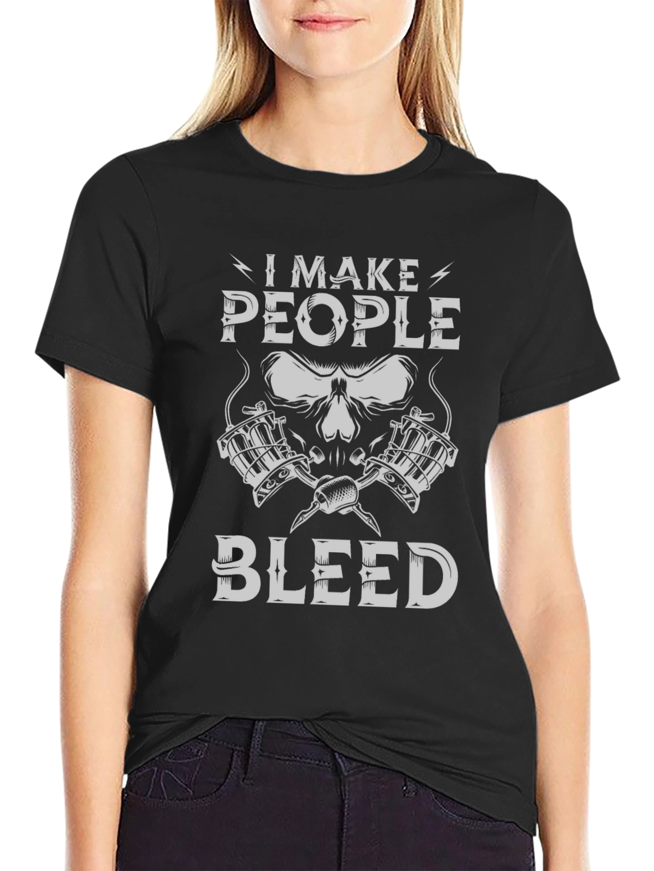 I Make People Bleed Tattoo Artist T-Shirt
