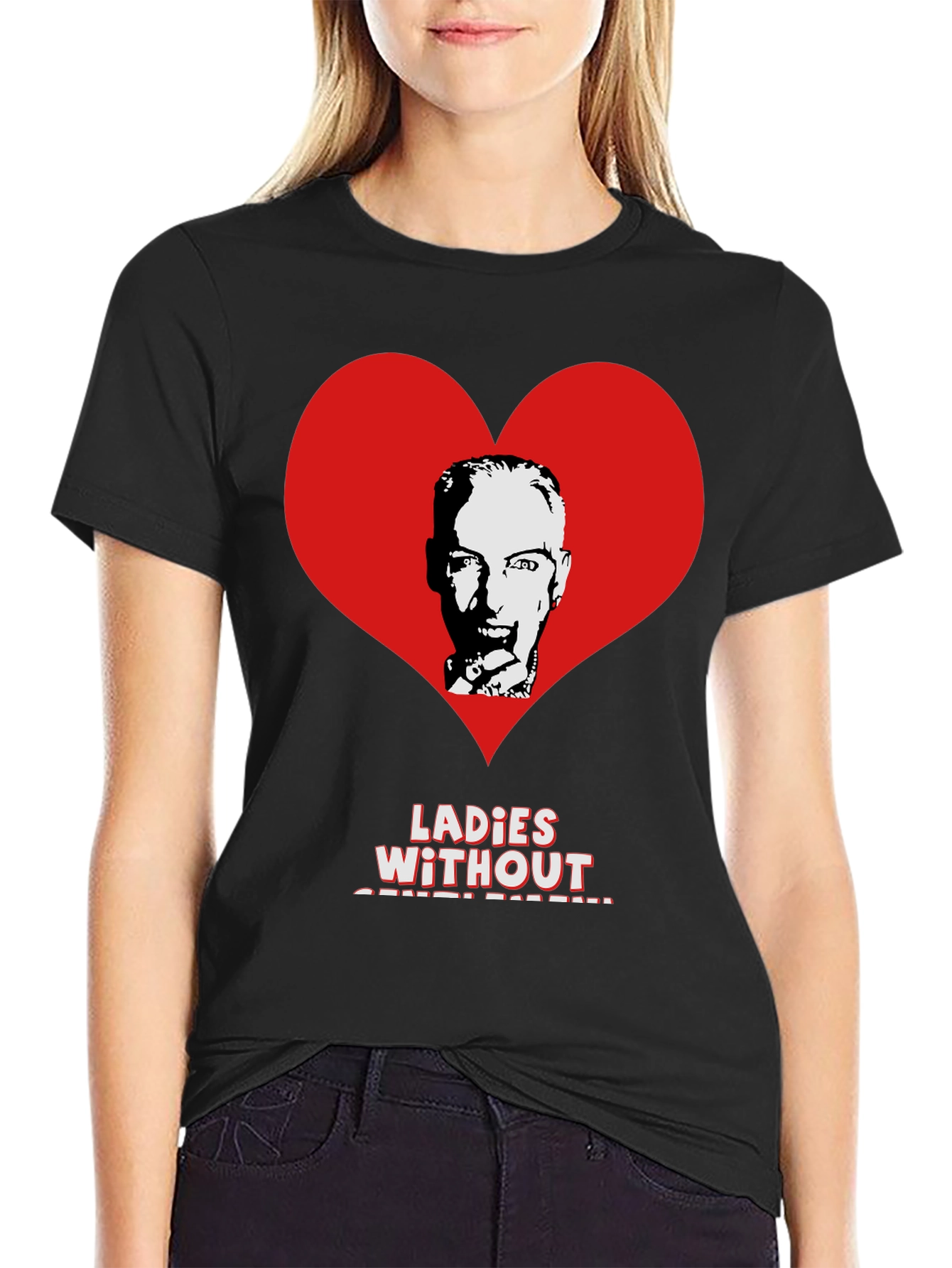 Ladies Without T-Shirt Graphic Tee