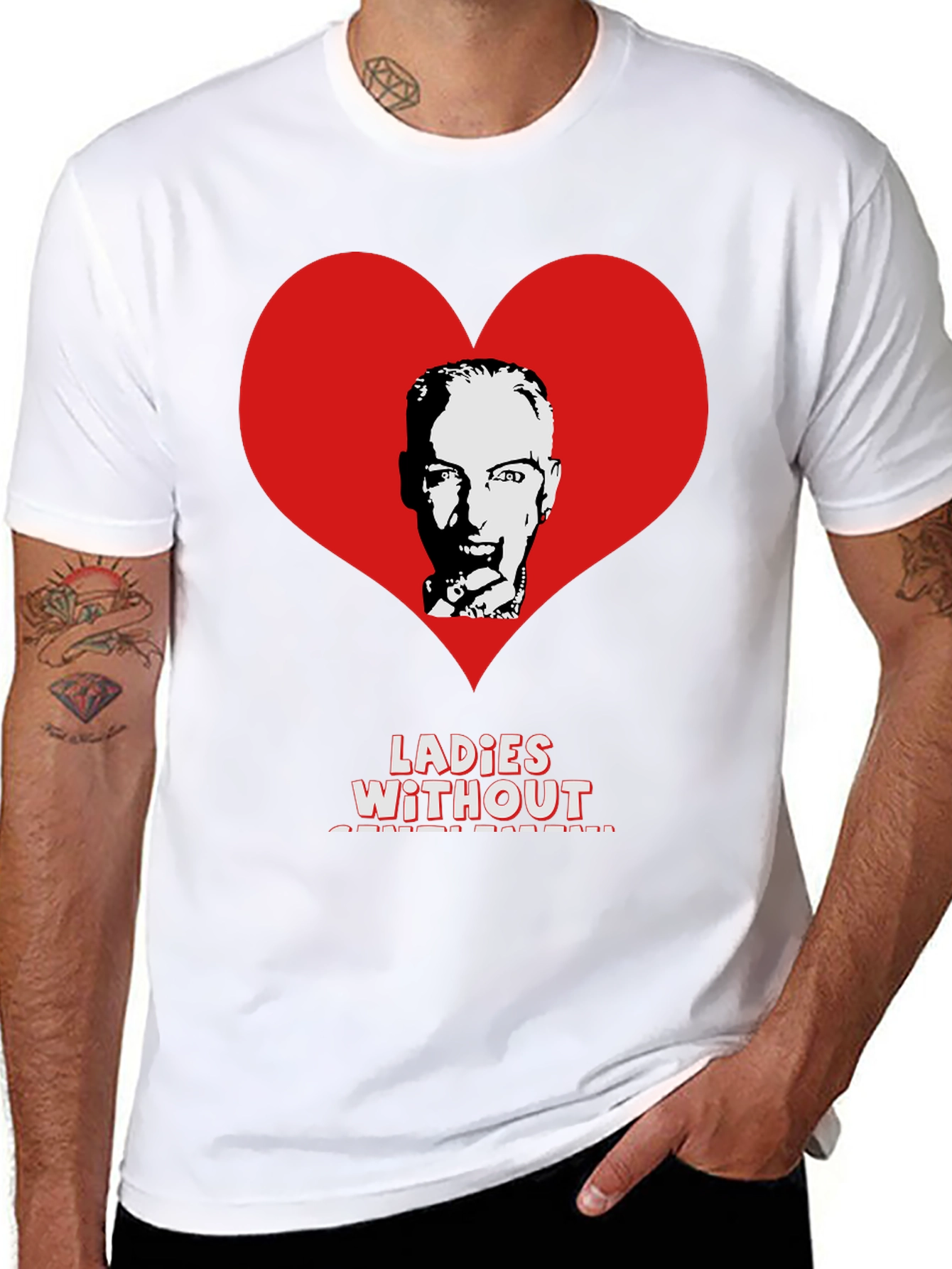 Ladies Without T-Shirt Graphic Tee