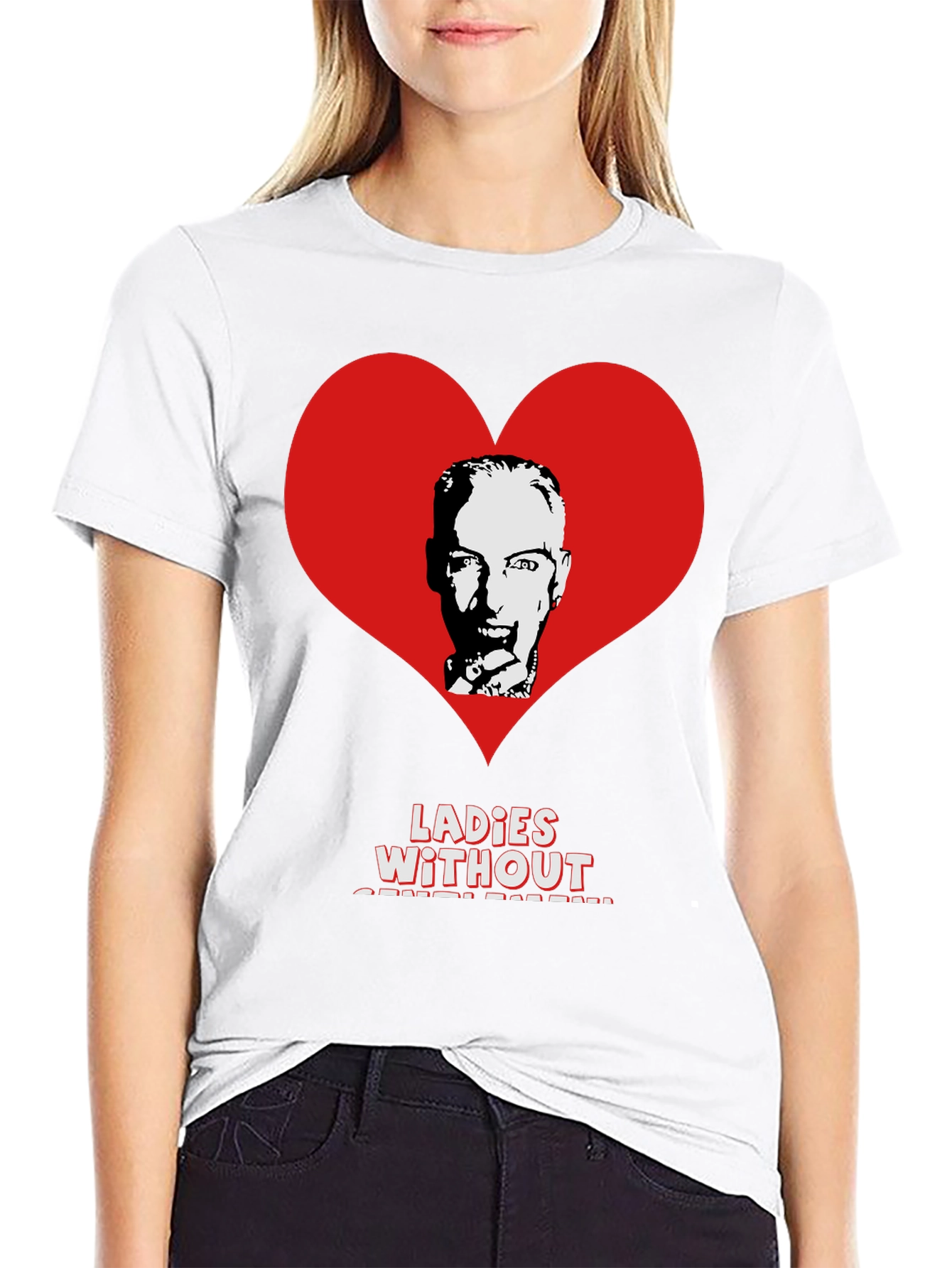 Ladies Without T-Shirt Graphic Tee