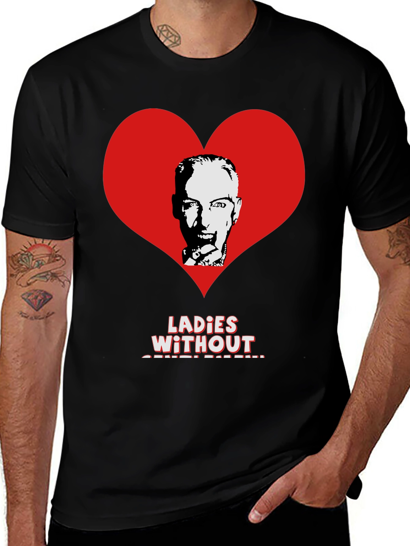 Ladies Without T-Shirt Graphic Tee