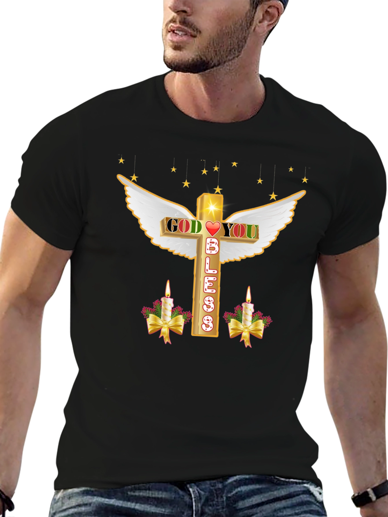 God Bless You Graphic T-Shirt