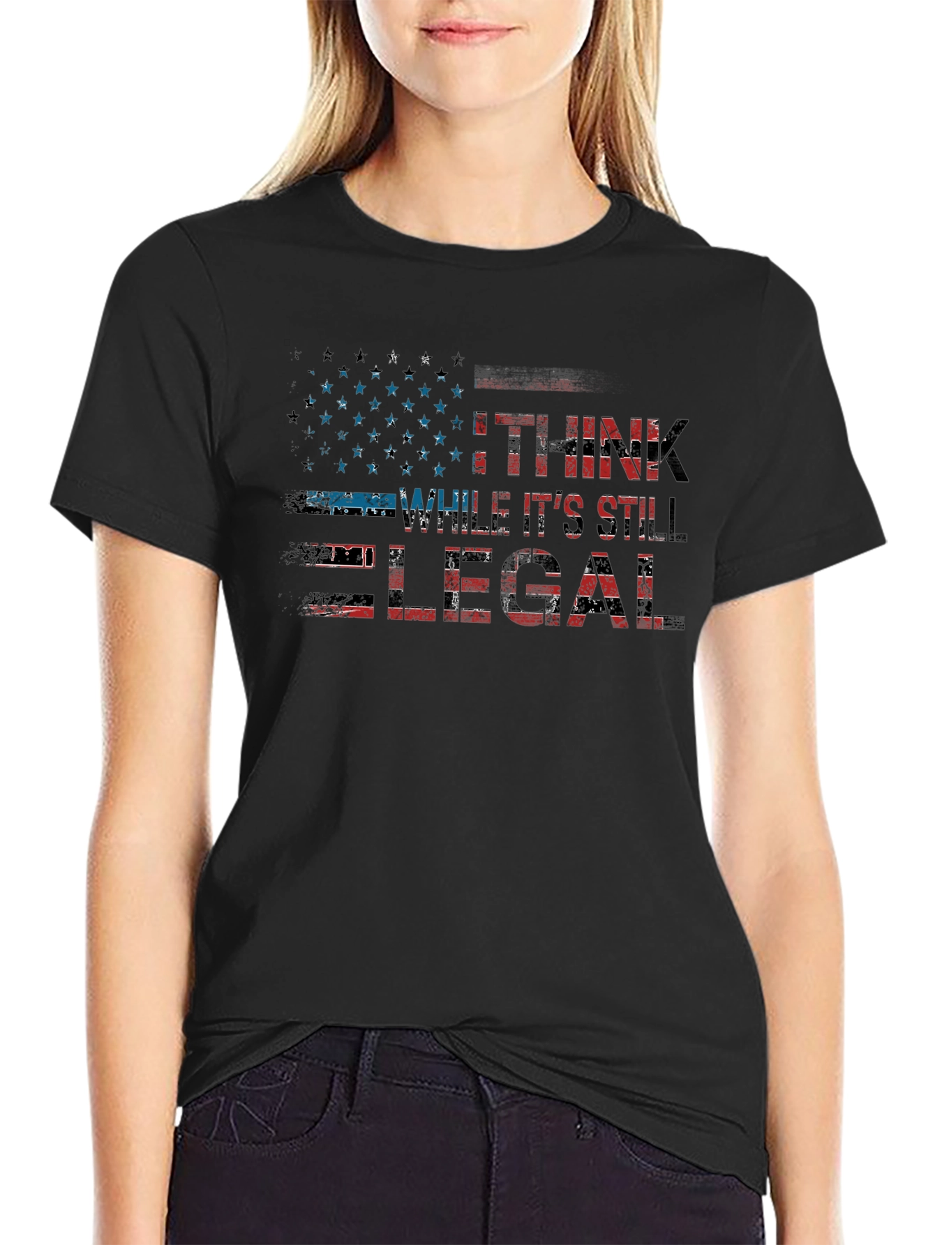 I Think While Its Still Legal Mens T-Shirt