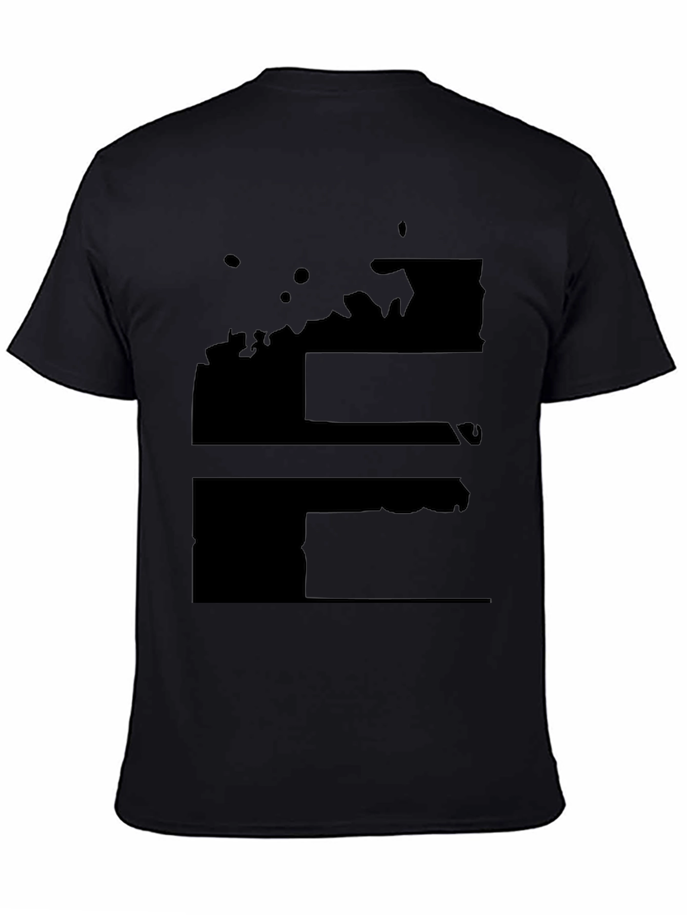Mens Black Graphic Tee
