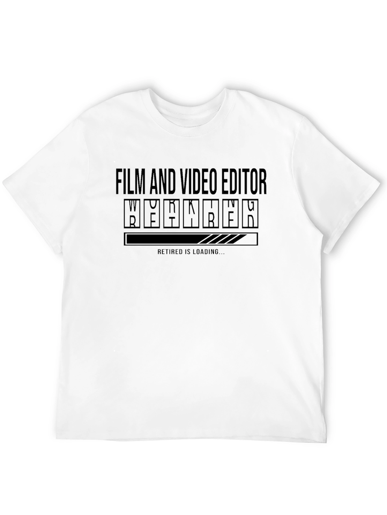 Film & Video Editor Retirement Loading T-Shirt