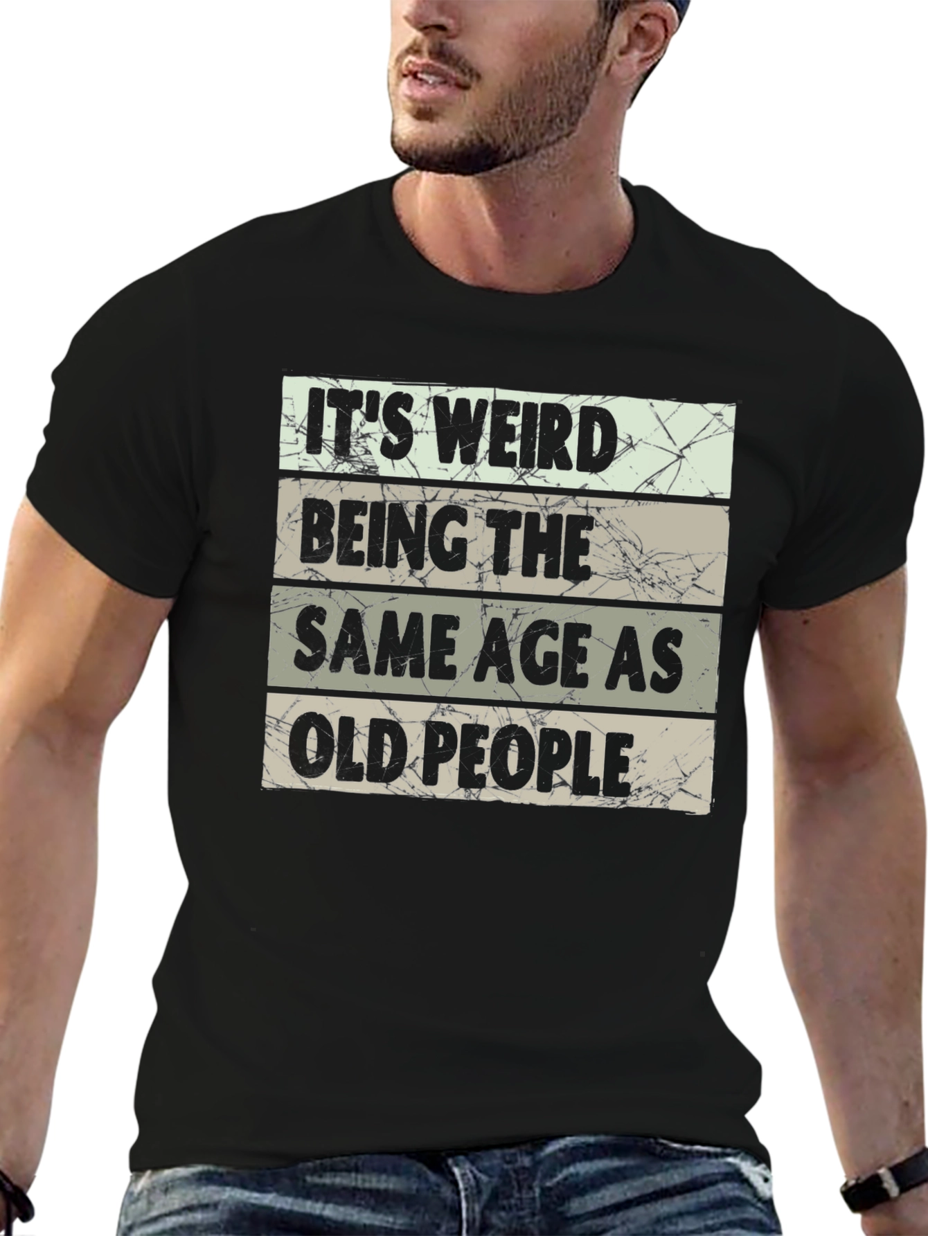 Funny Age Humor Graphic T-Shirt