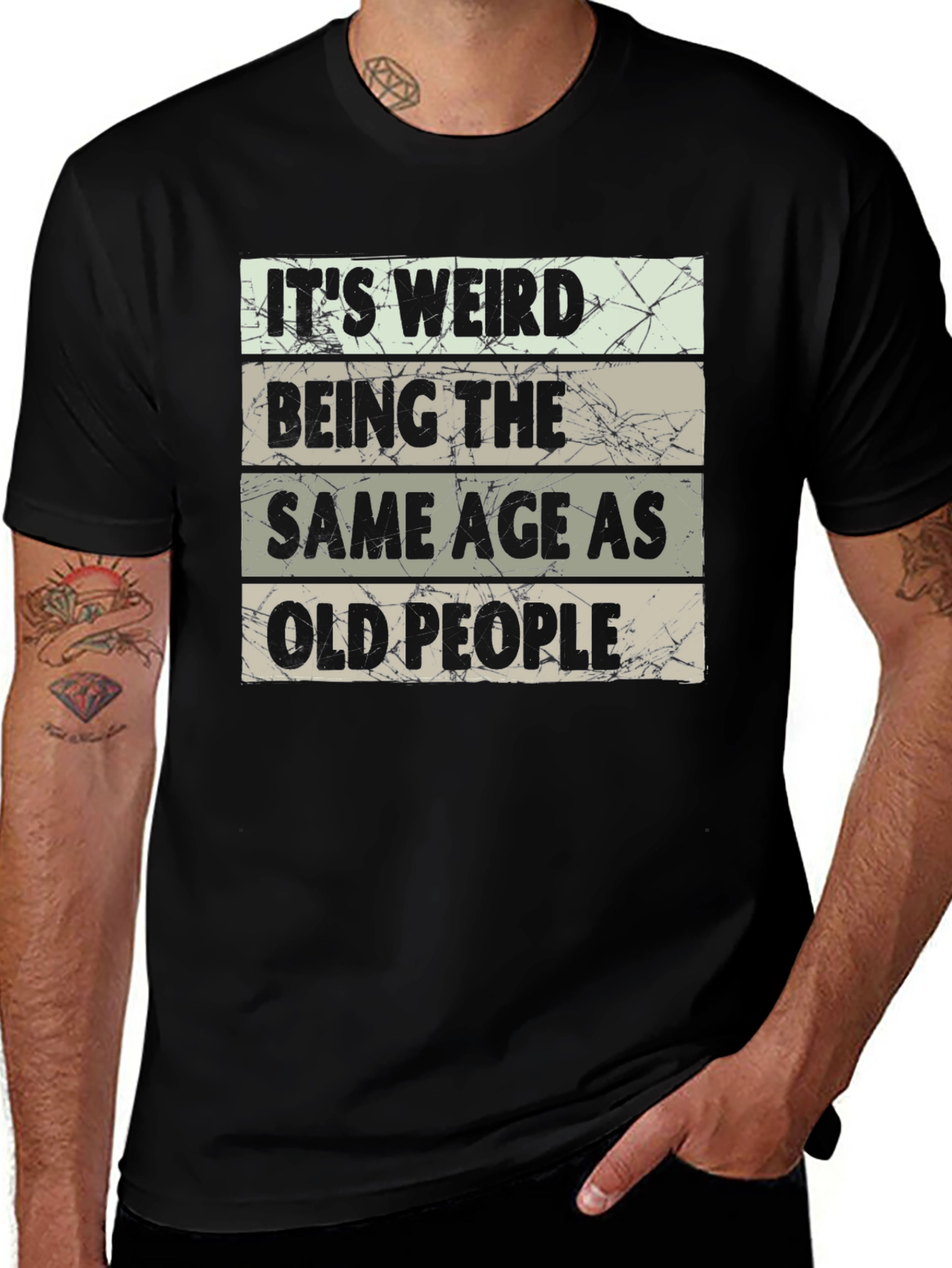 Funny Age Humor Graphic T-Shirt