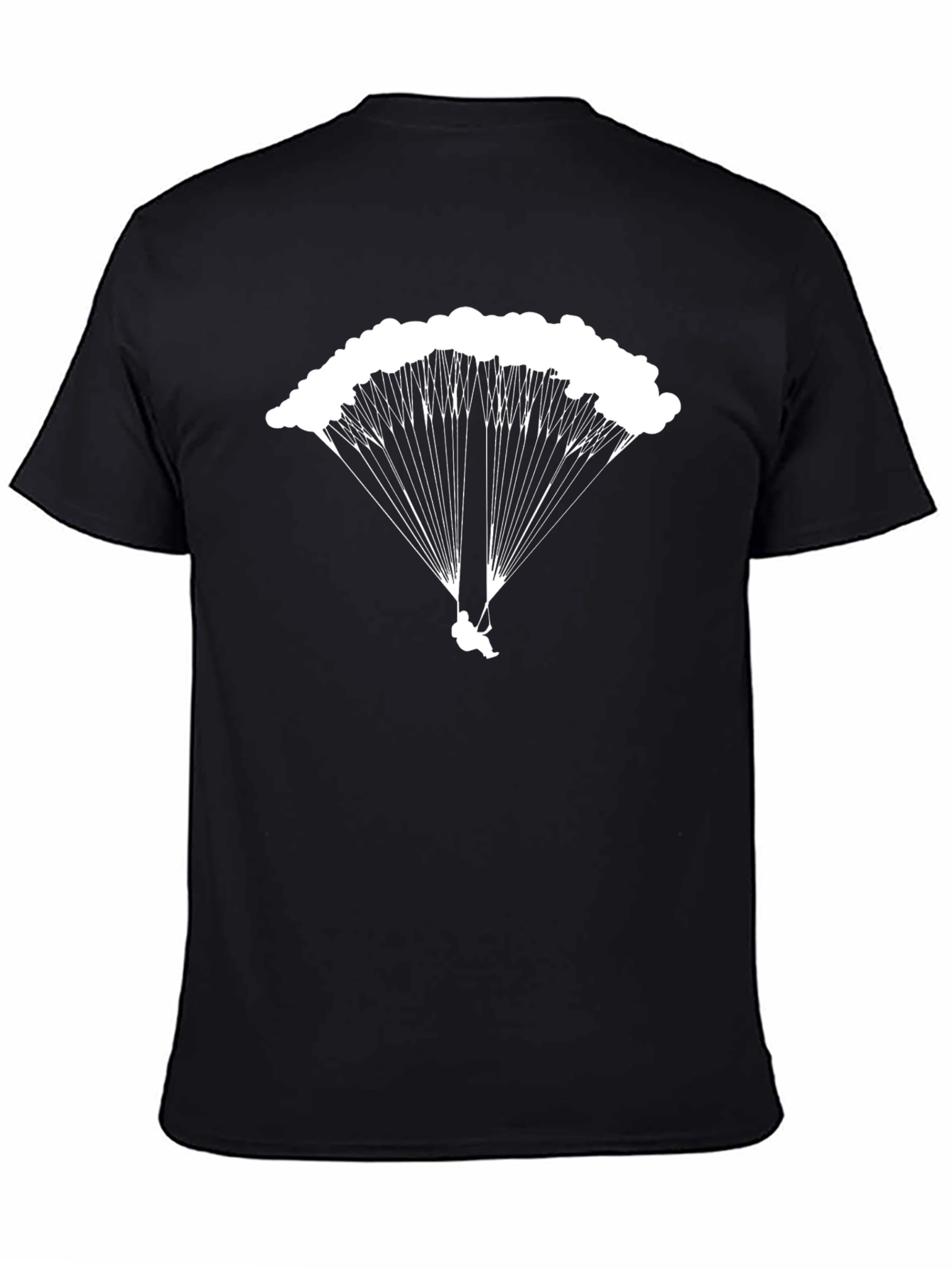 Parachute Graphic Black T-Shirt