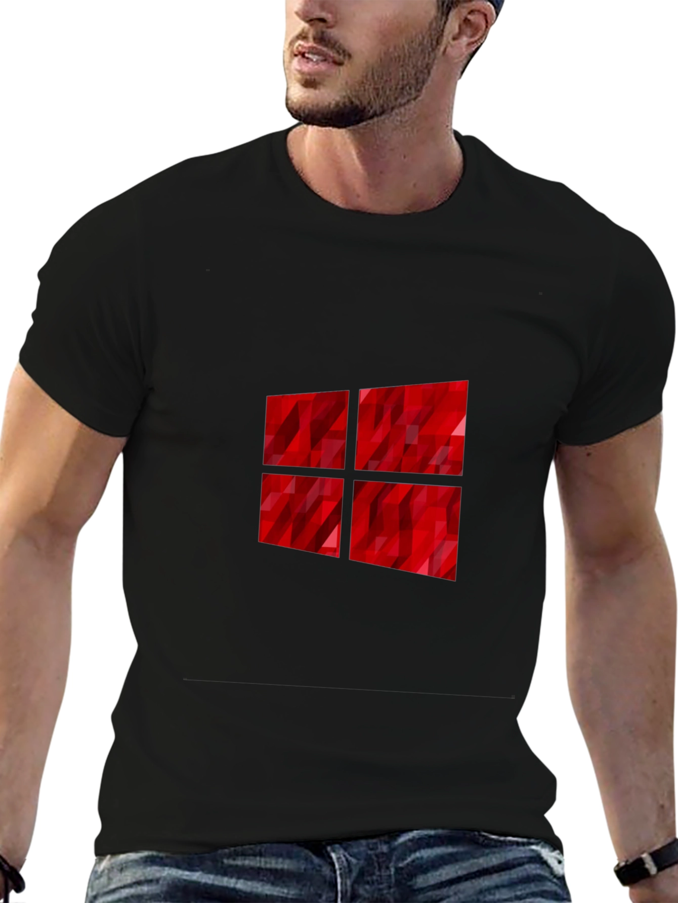 Geometric Windows Logo T-Shirt