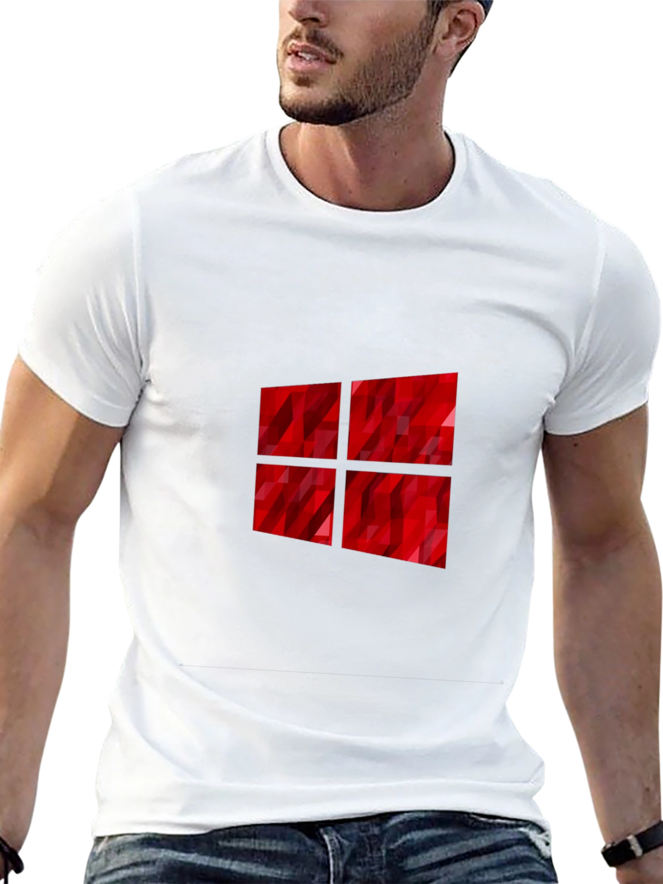 Geometric Windows Logo T-Shirt