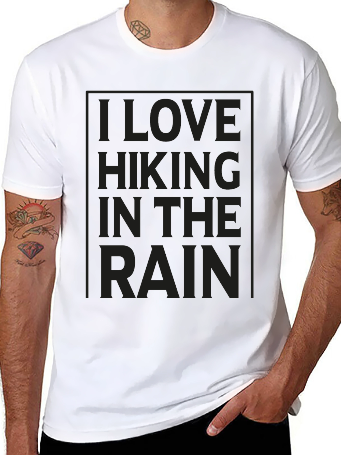 Hiking in the Rain Graphic Tee