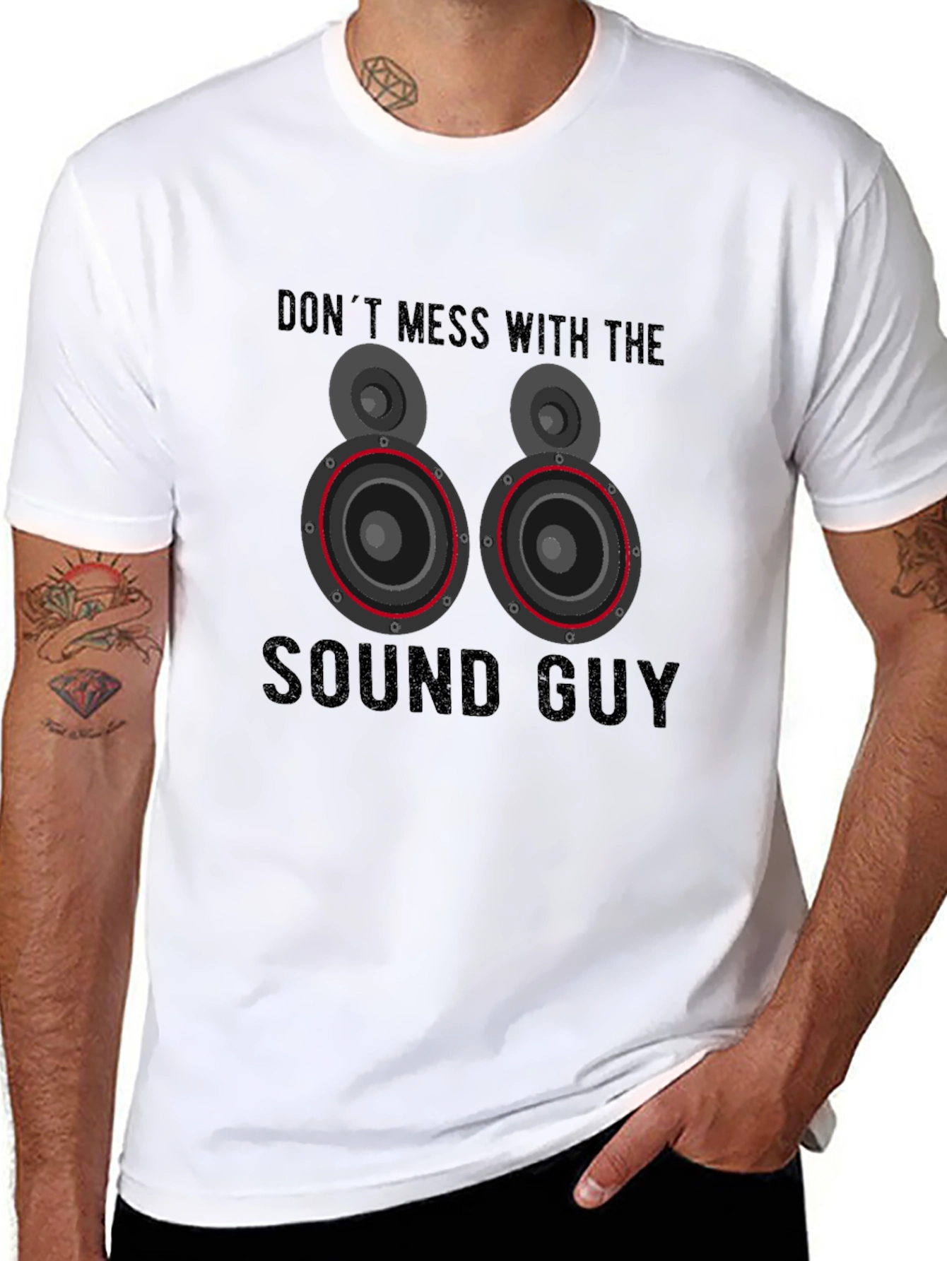 Dont Mess with the Sound Guy Graphic T-Shirt