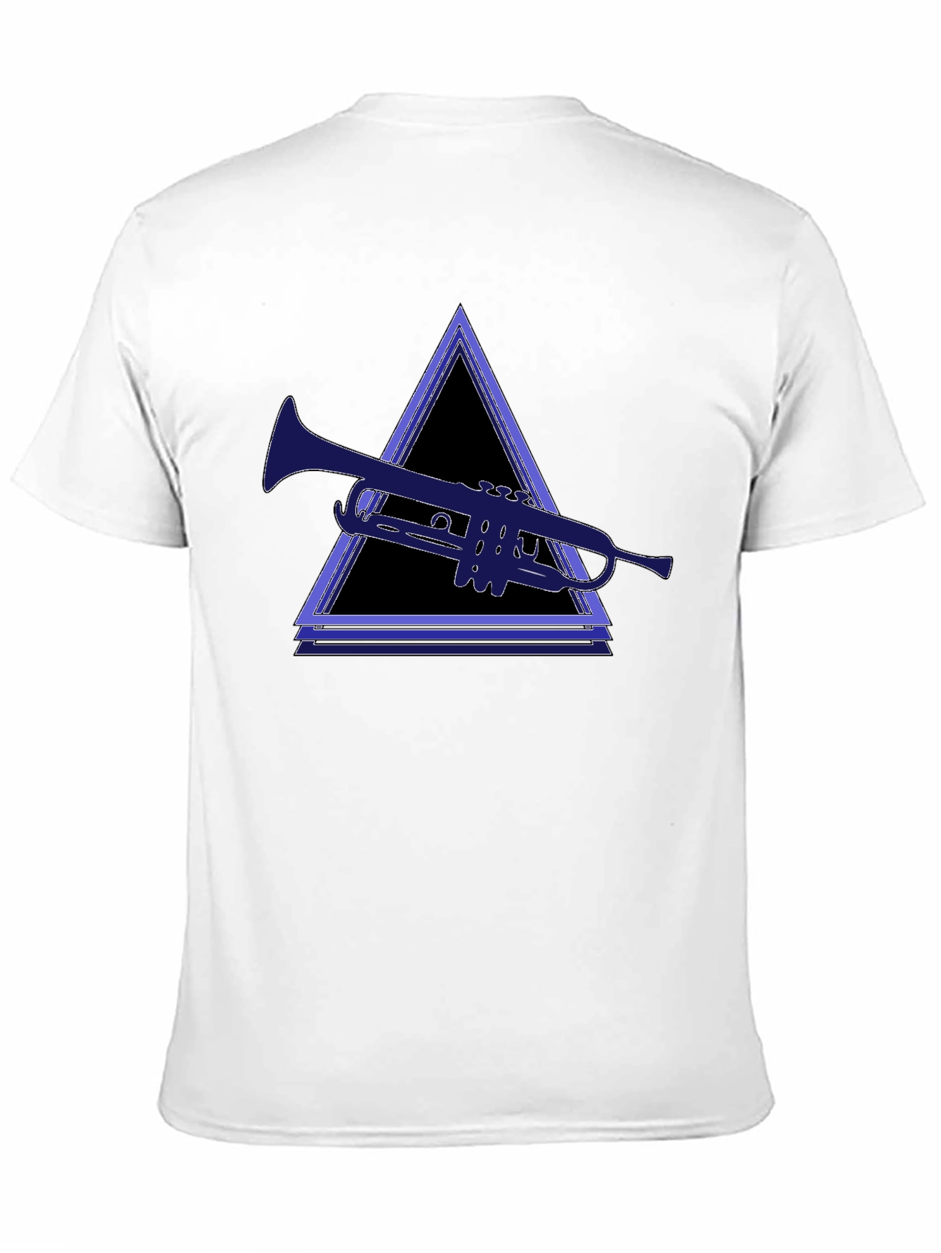 Trumpet Triangle Black Tee