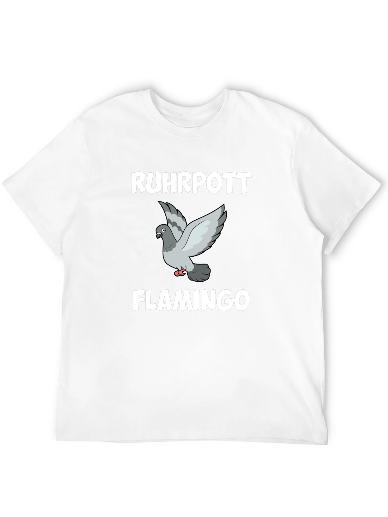 Ruhrpott Flamingo T-Shirt - Novelty Graphic Tee