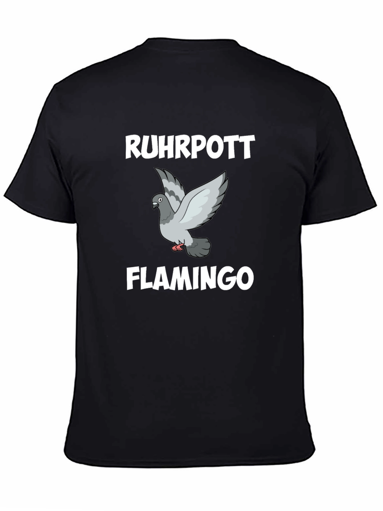 Ruhrpott Flamingo T-Shirt - Novelty Graphic Tee