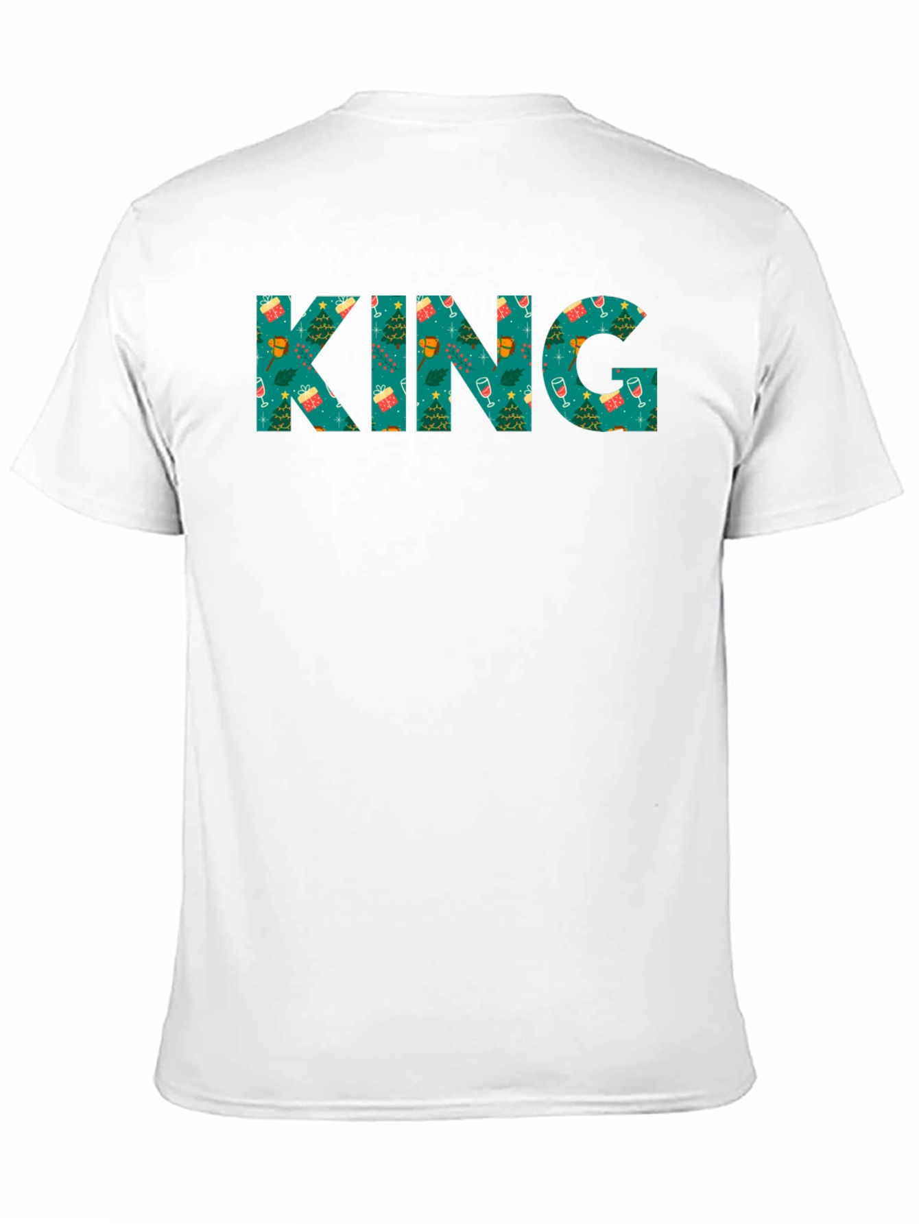 Christmas KING Graphic Tee - Holiday Party Shirt