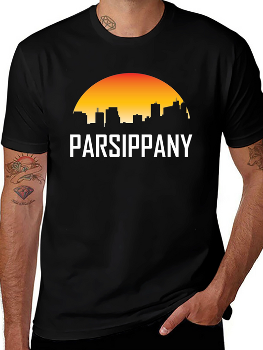 Parsippany Graphic T-Shirt City Skyline Tee