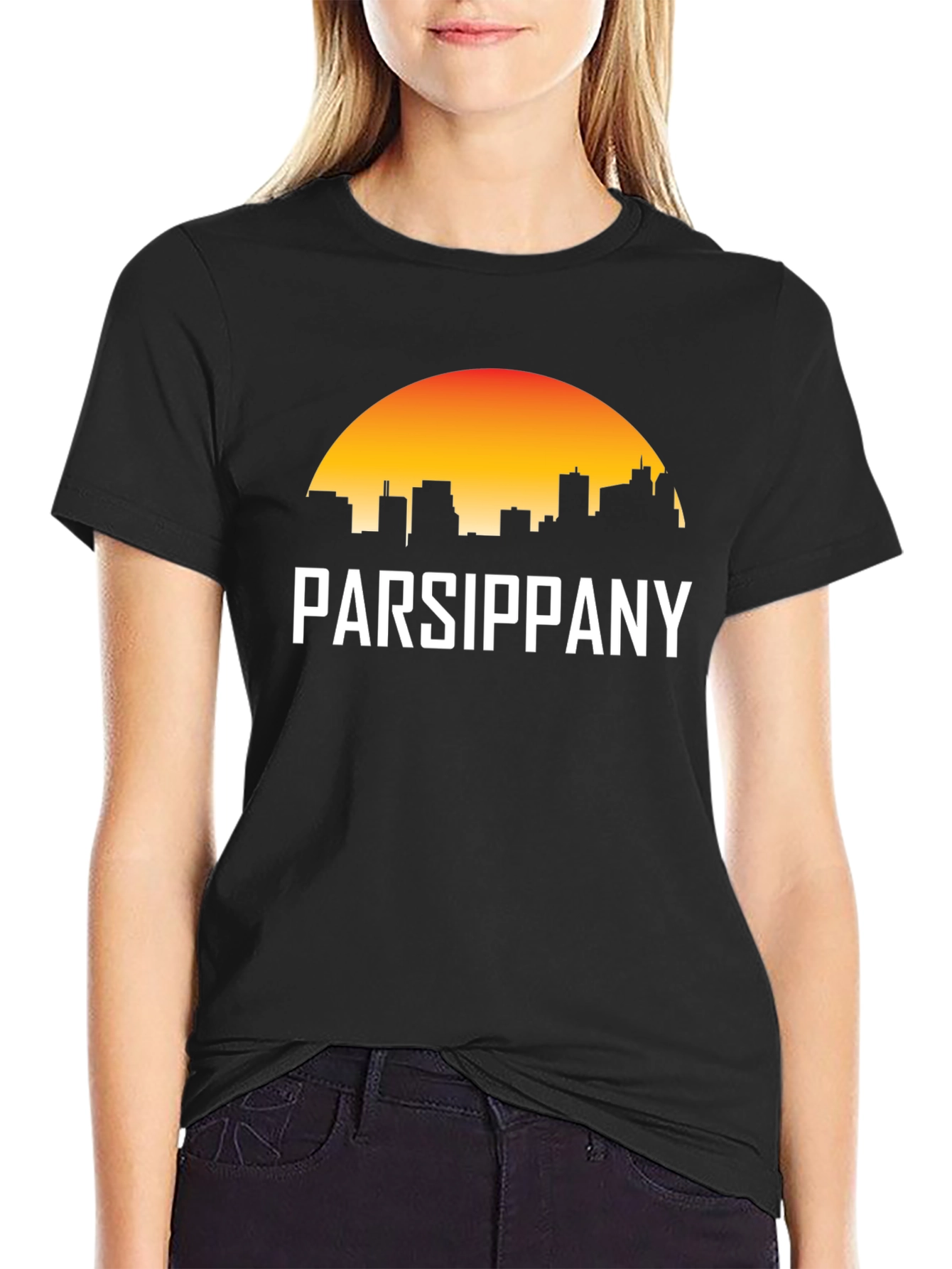 Parsippany Graphic T-Shirt City Skyline Tee