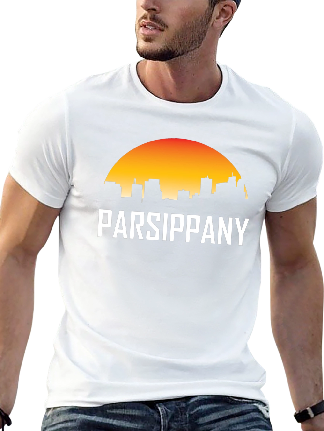 Parsippany Graphic T-Shirt City Skyline Tee