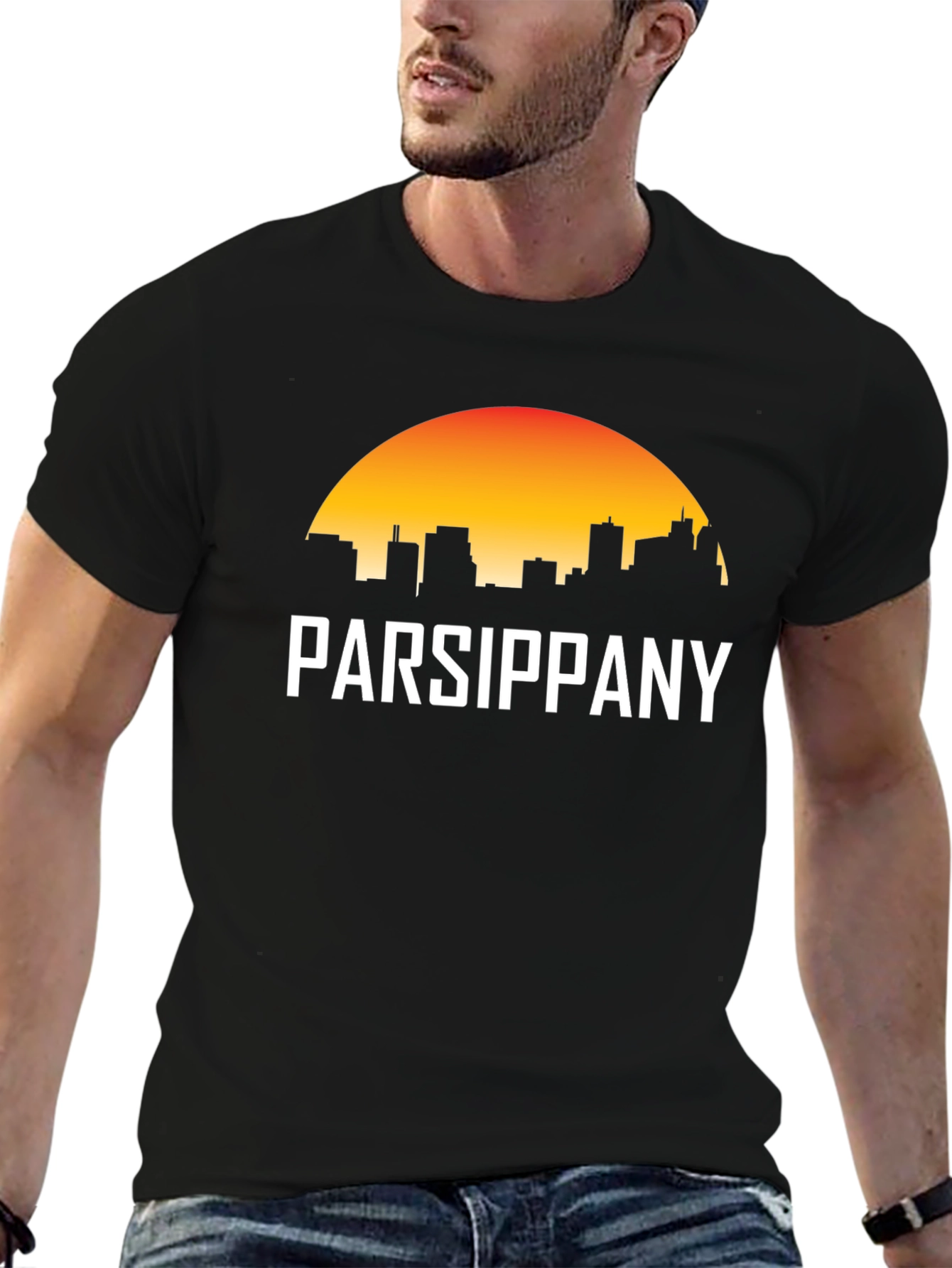 Parsippany Graphic T-Shirt City Skyline Tee