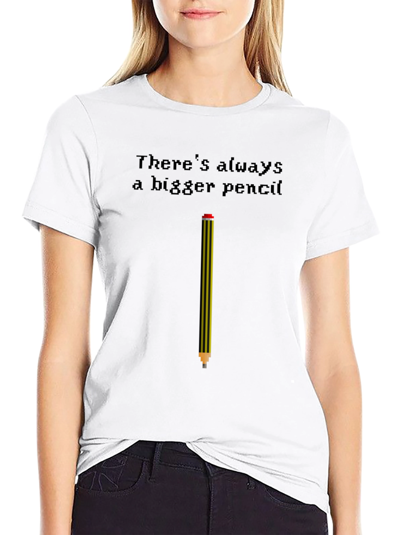 Bigger Pencil T-Shirt - Funny Graphic Tee