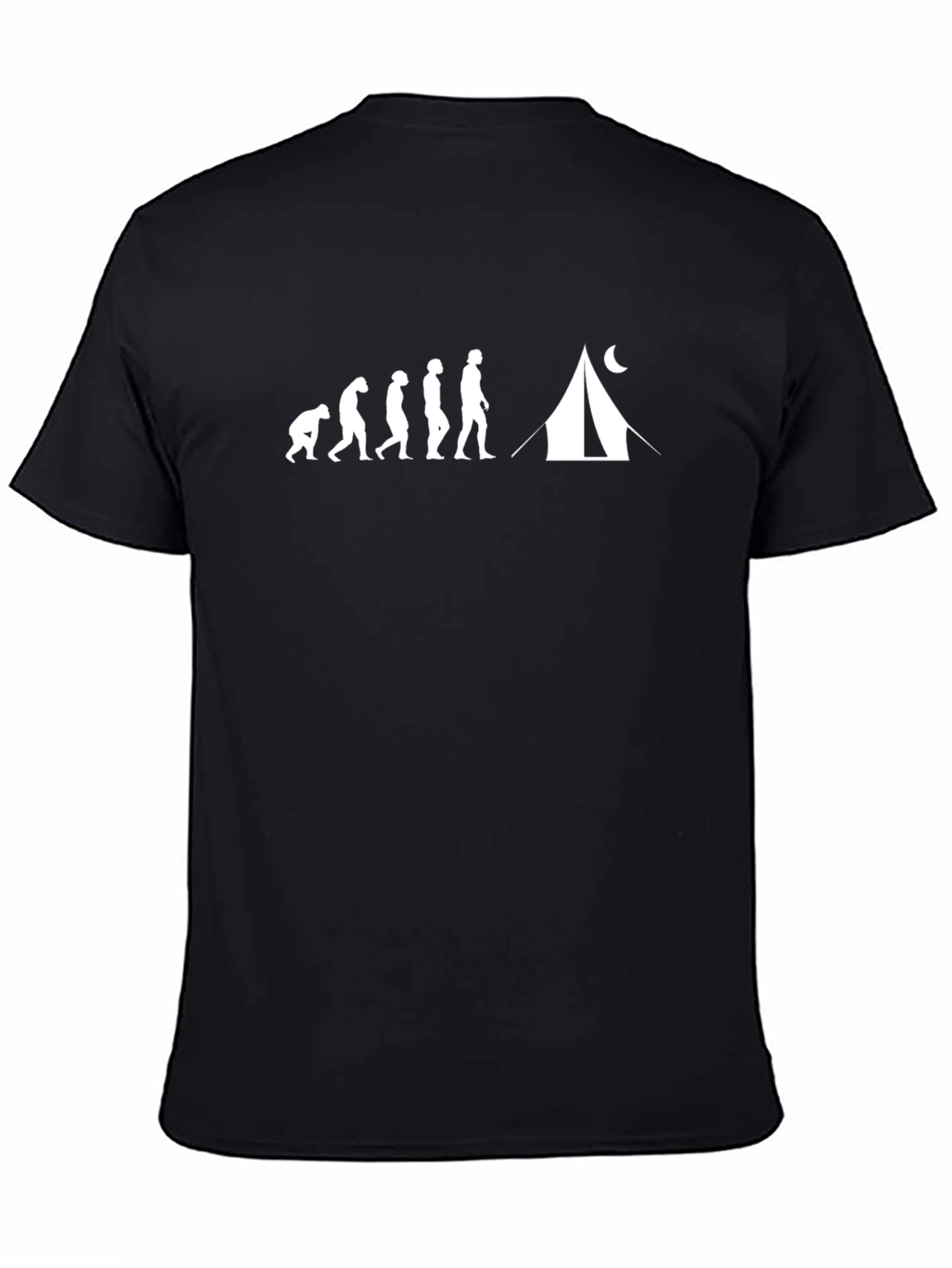 Evolution of Camping T-Shirt - Nature & Adventure