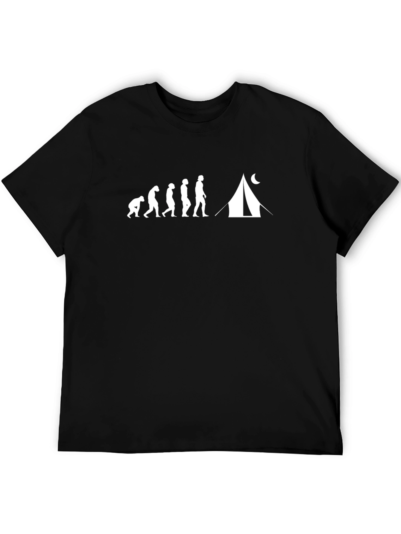 Evolution of Camping T-Shirt - Nature & Adventure