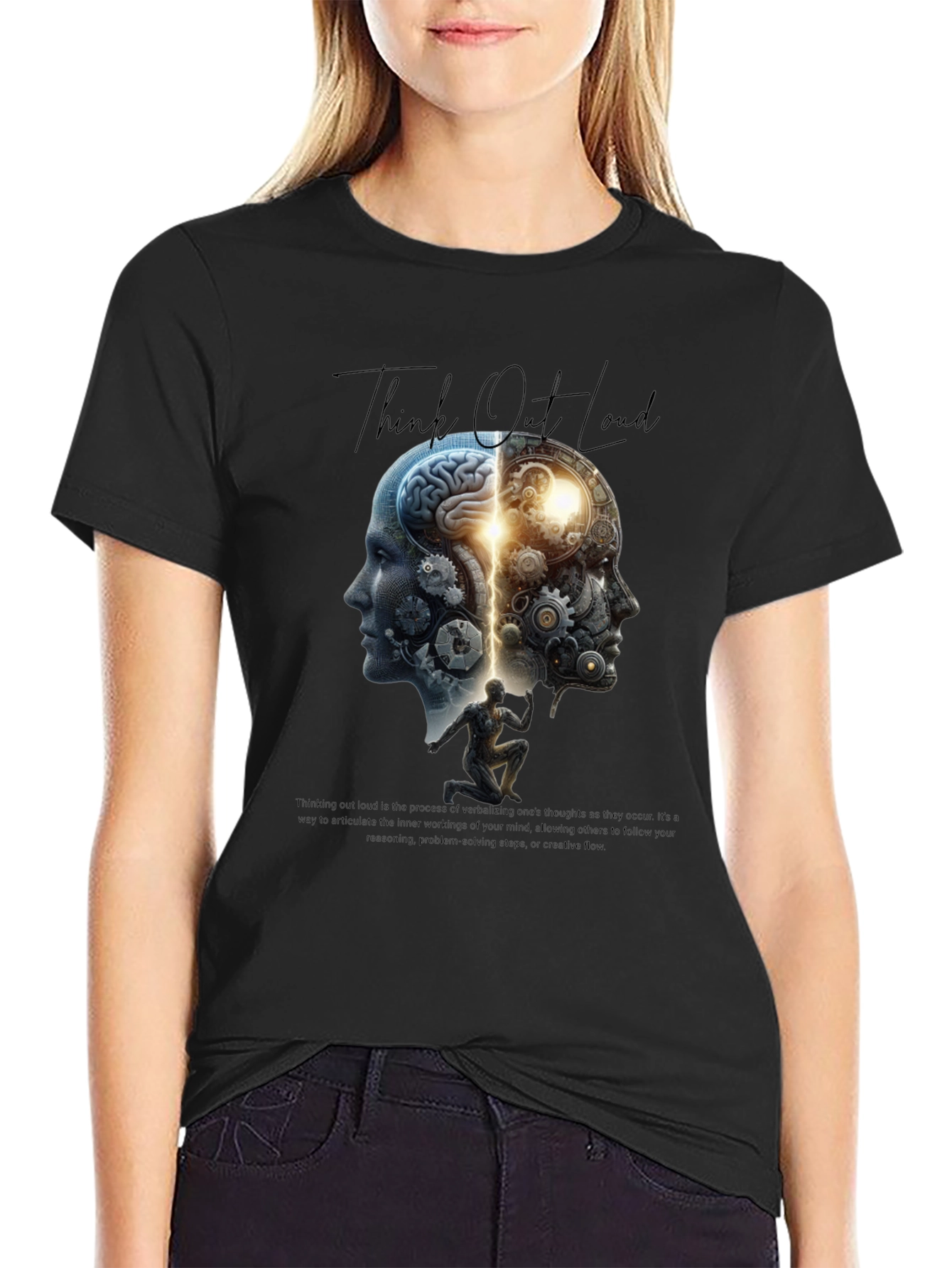 Think Out Loud T-Shirt - Mind Gears Design