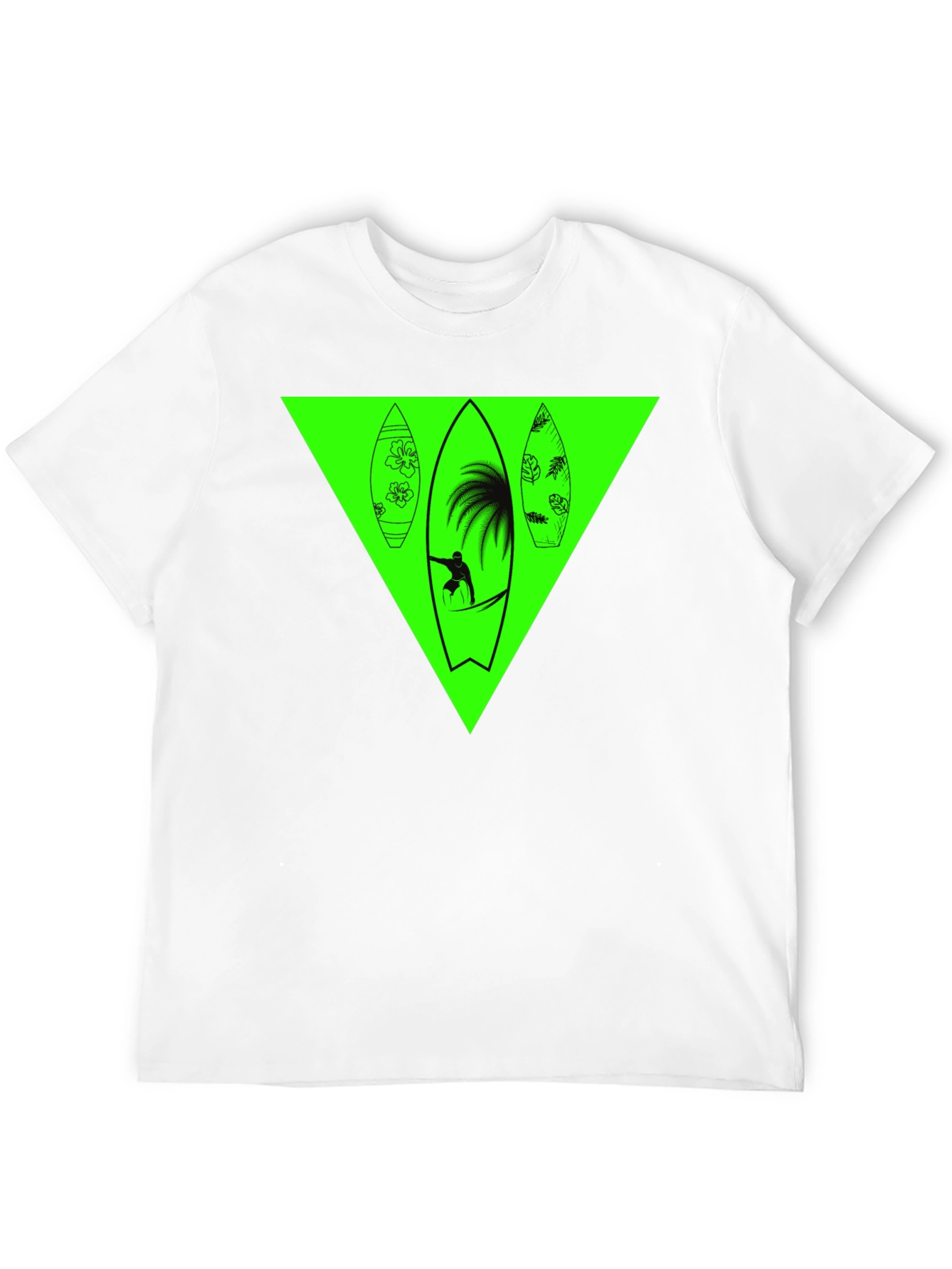Surfboard Graphic Tee - Black