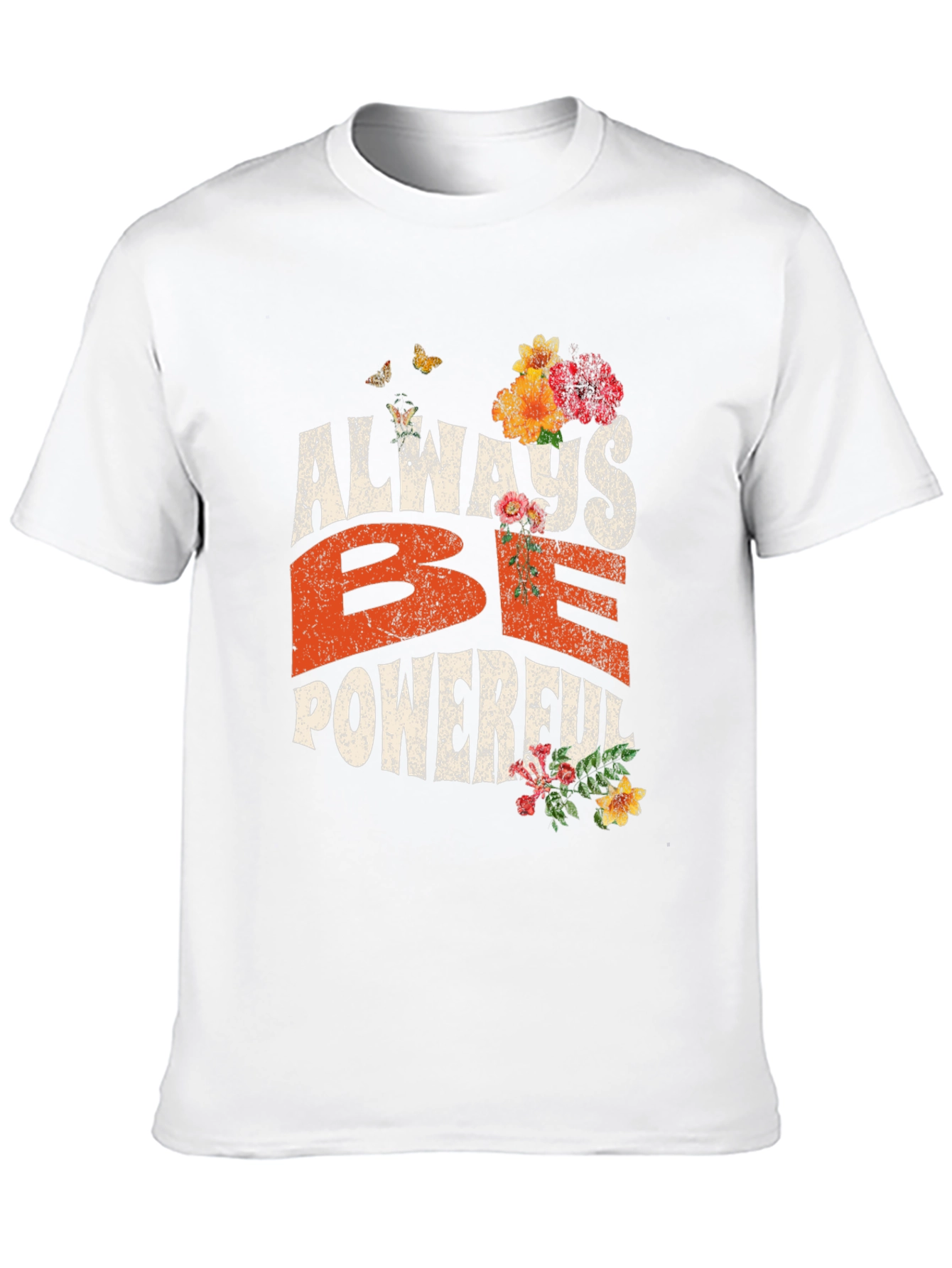 Always Be Powerful Graphic Tee - Unisex Black T-Shirt
