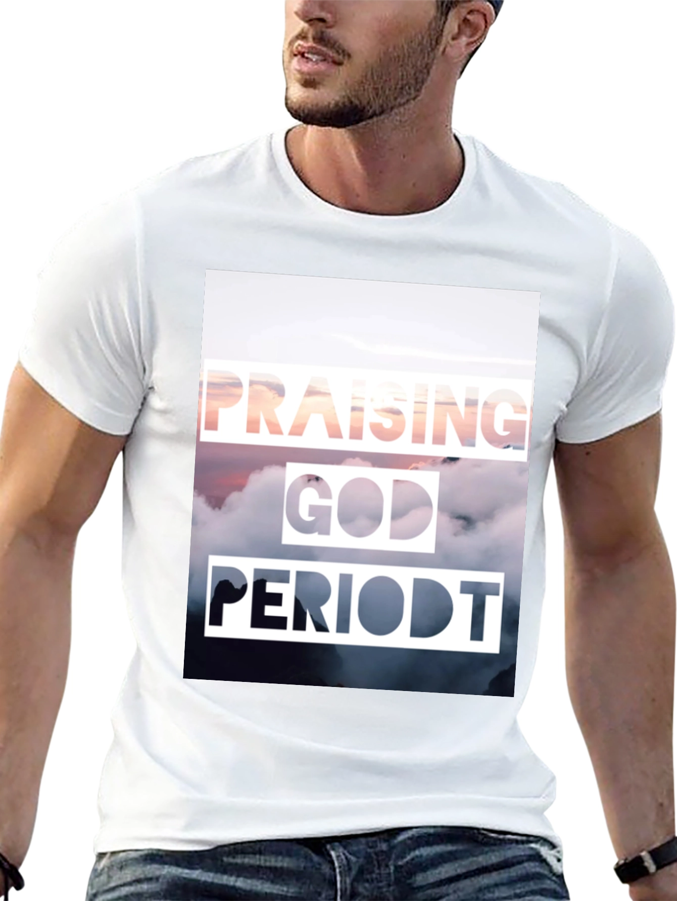 Praising God Period T-Shirt - Christian Inspired Tee