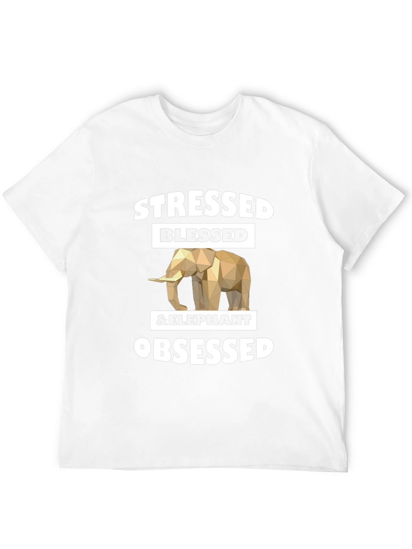 Stressed Blessed & Elephant Obsessed Graphic Tee