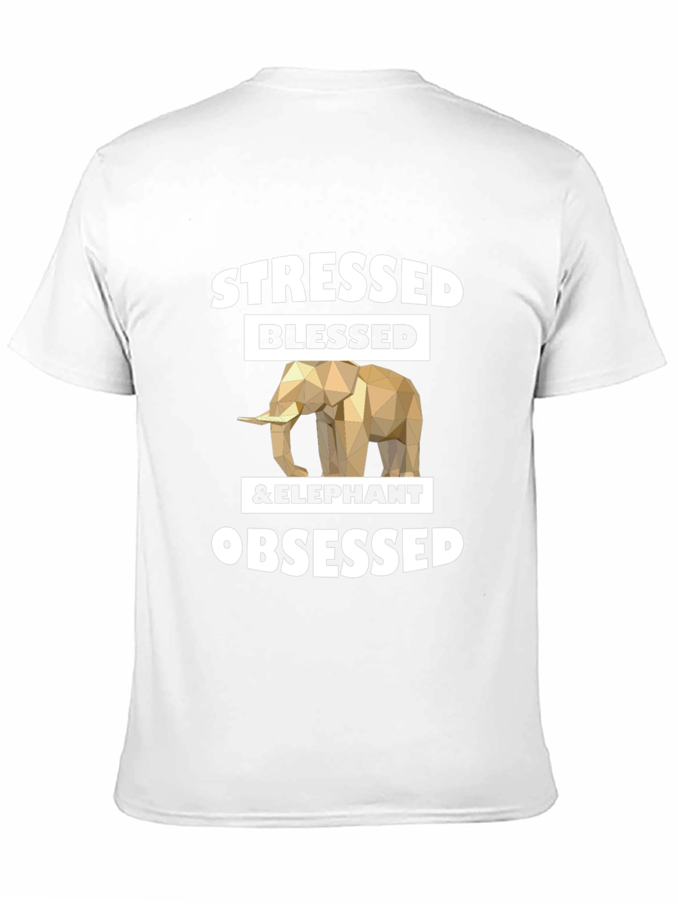 Stressed Blessed & Elephant Obsessed Graphic Tee