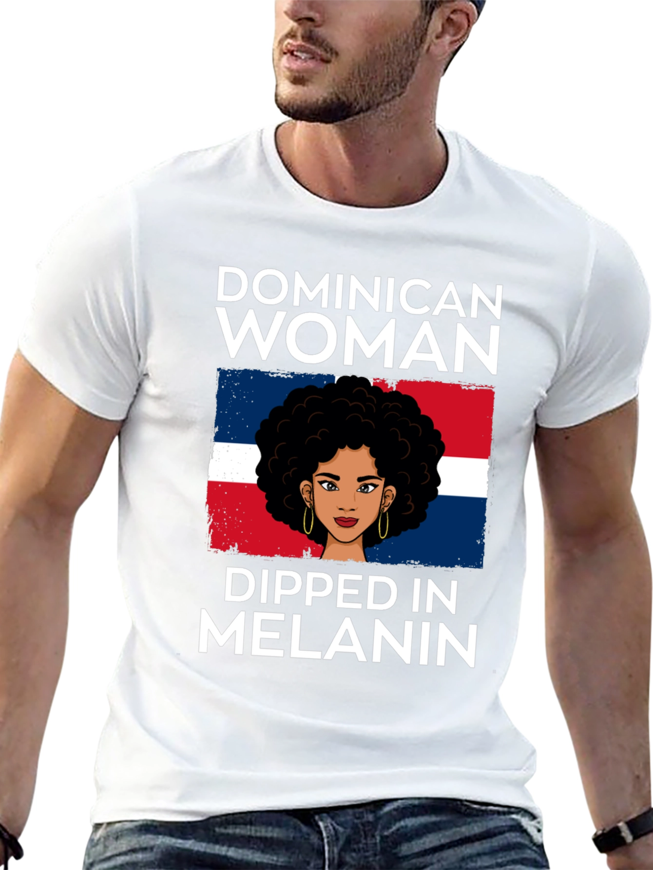 Dominican Woman Dipped in Melanin T-Shirt