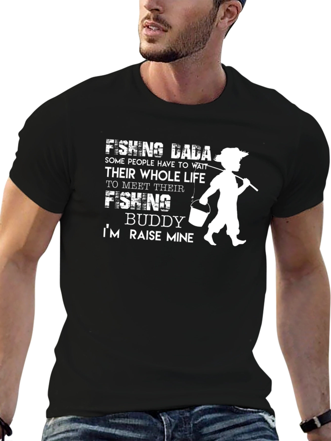 Fishing Dada Graphic Tee - Raise Mine