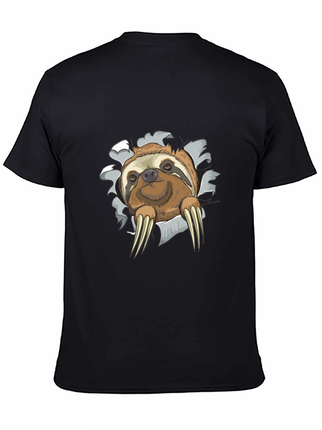 Sloth Graphic Tee - Mens Novelty Crewneck