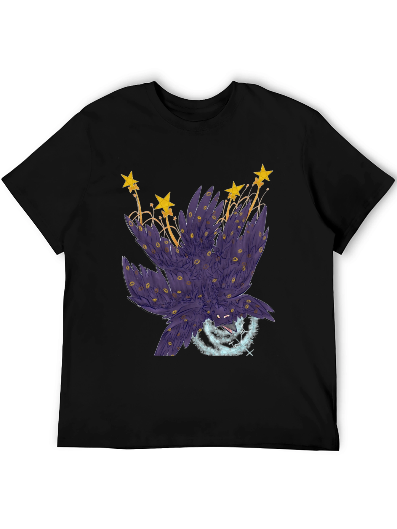 Eye-Catching Raven Star T-Shirt