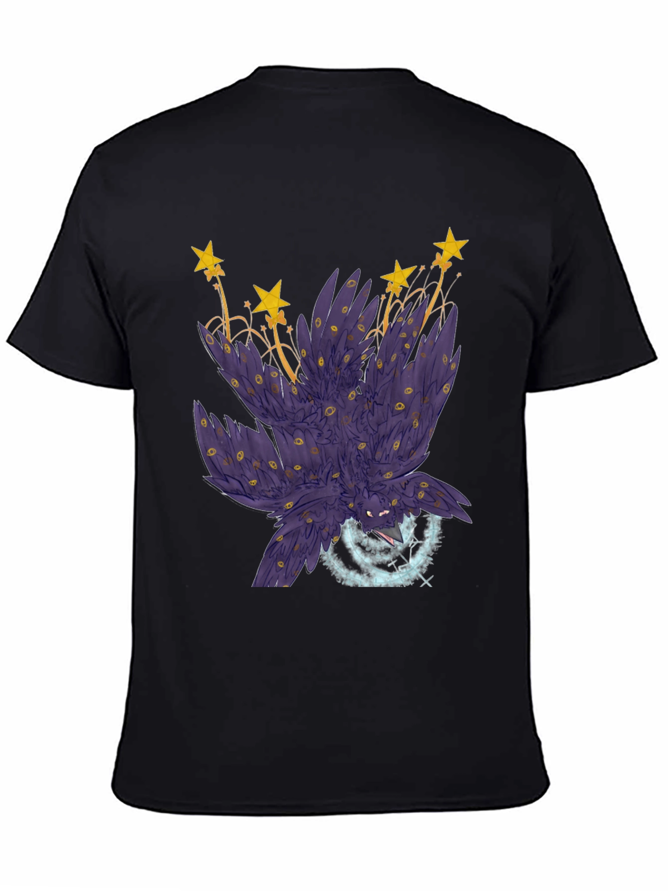Eye-Catching Raven Star T-Shirt