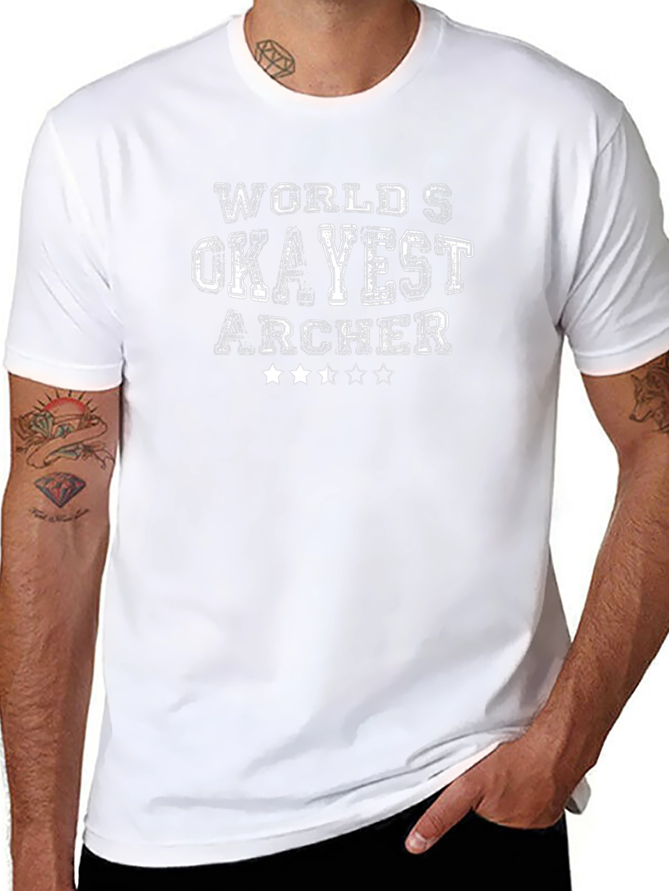 Worlds Okayest Archer Graphic T-Shirt
