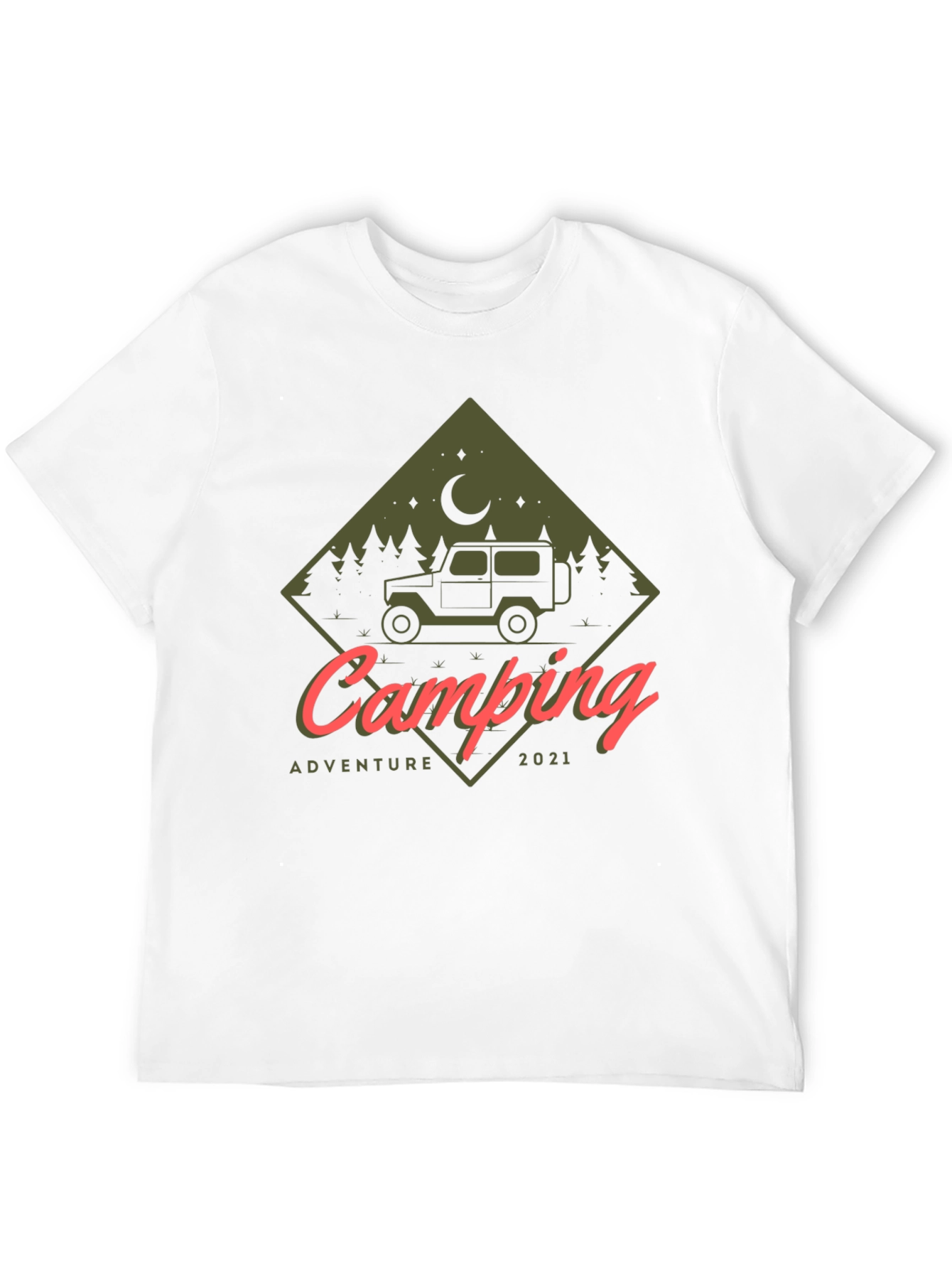 Camping Adventure T-Shirt - Black