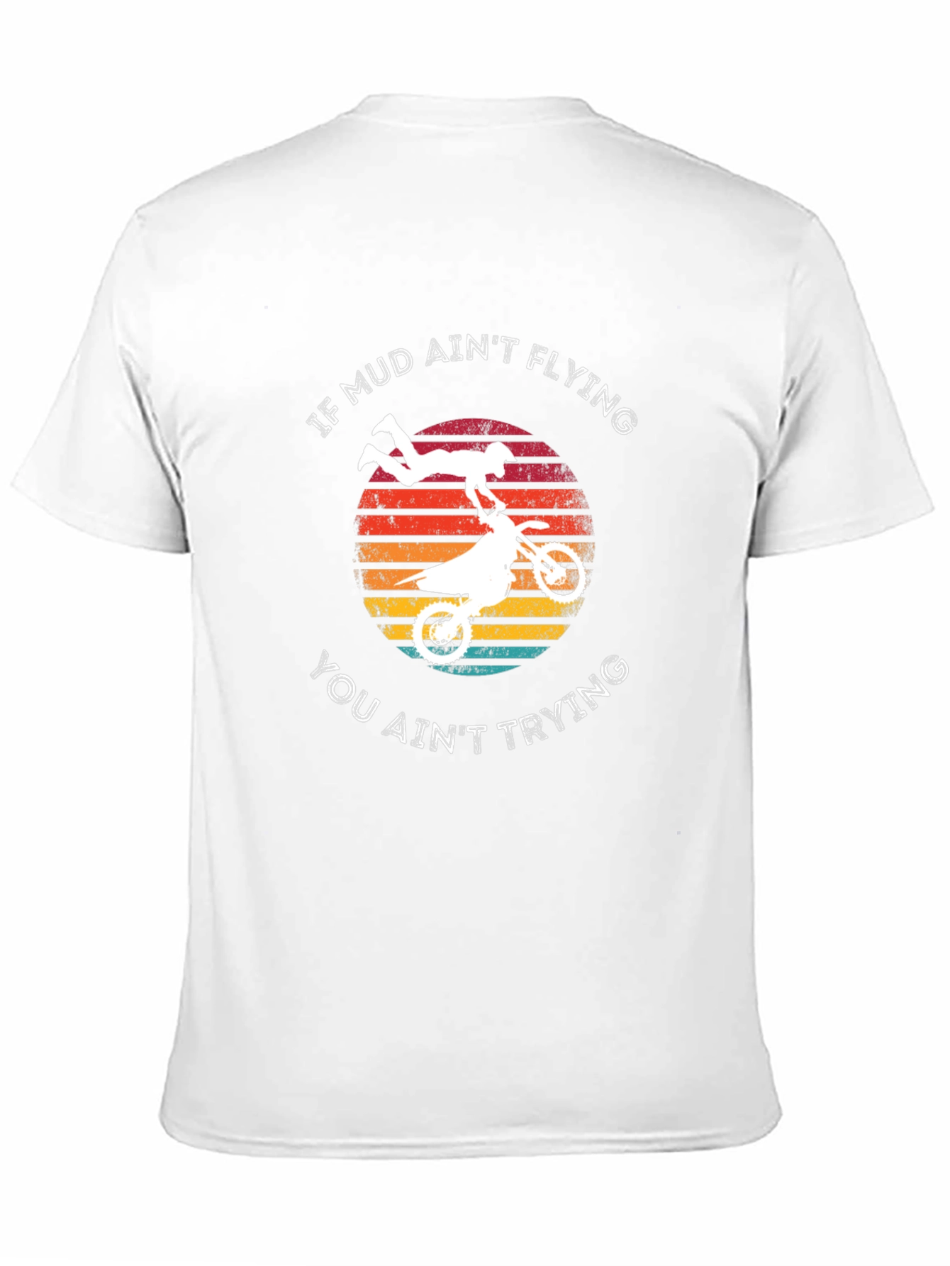 Mud Aint Flying Dirt Bike Graphic Tee