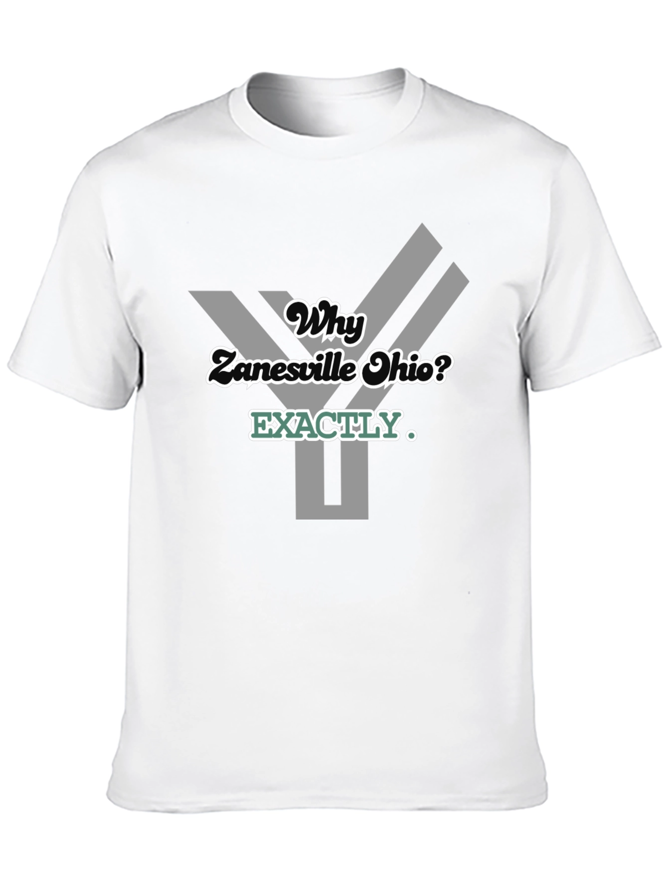 Why Zanesville Ohio? Graphic T-Shirt