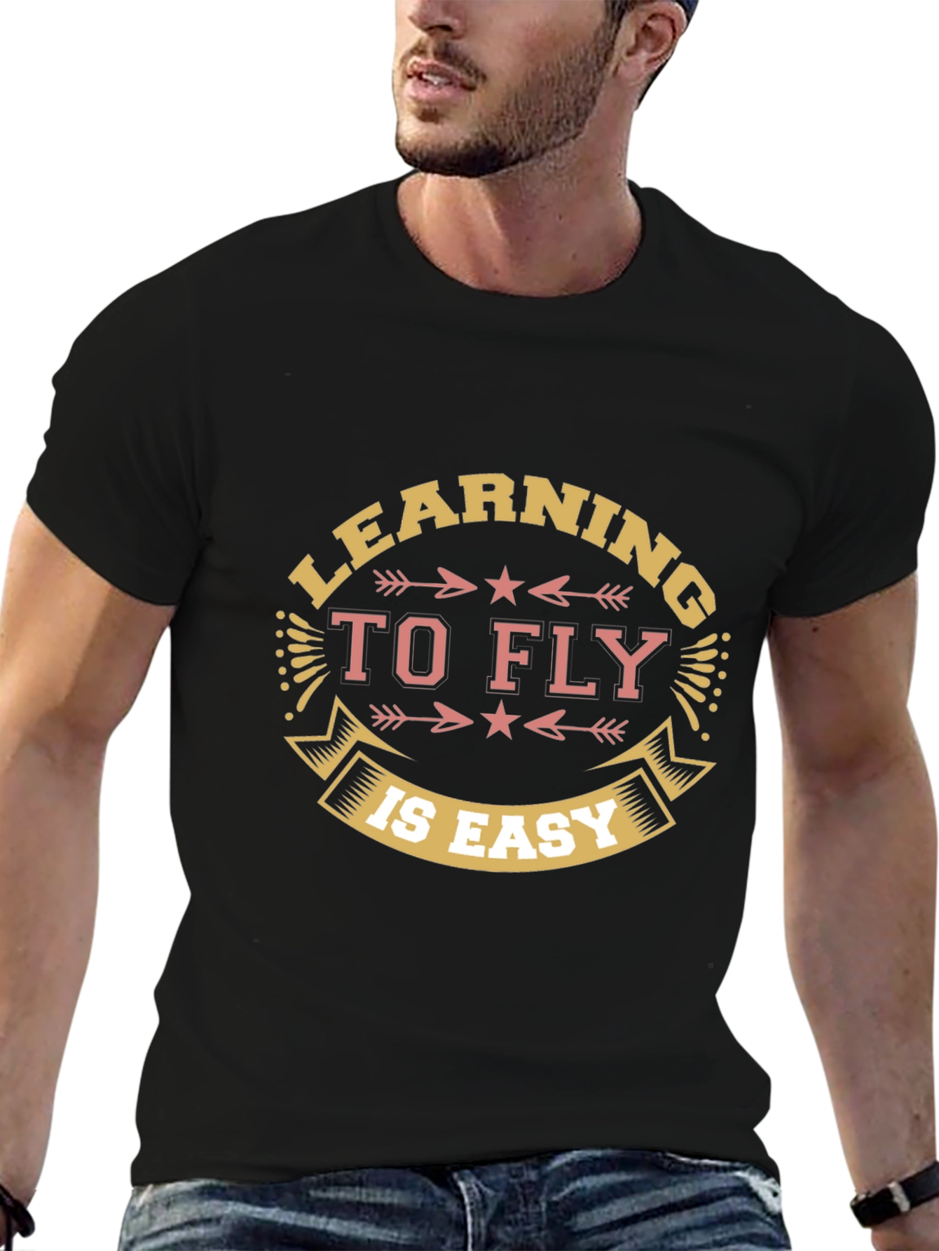 Learning to Fly Graphic Tee